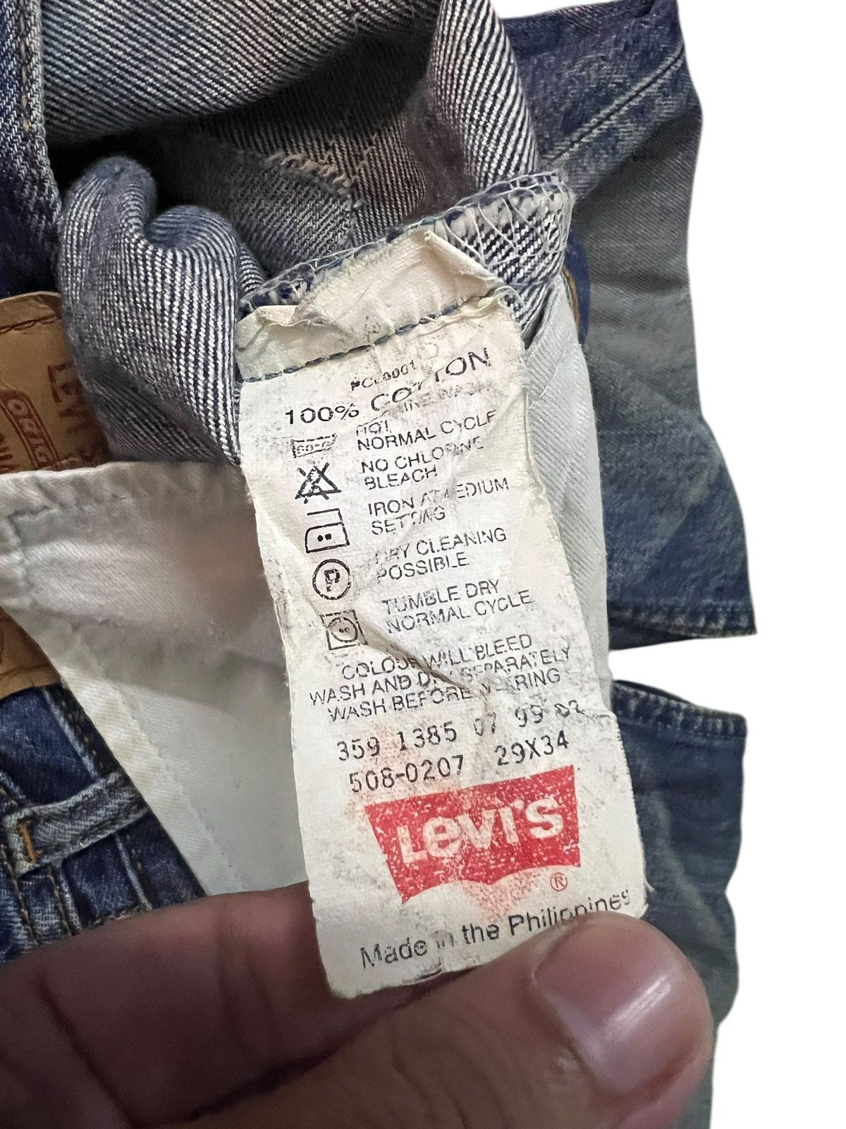 Levi's Vintage Levi’s 508 Distress Claw Jean Size US 29 - 14 Thumbnail