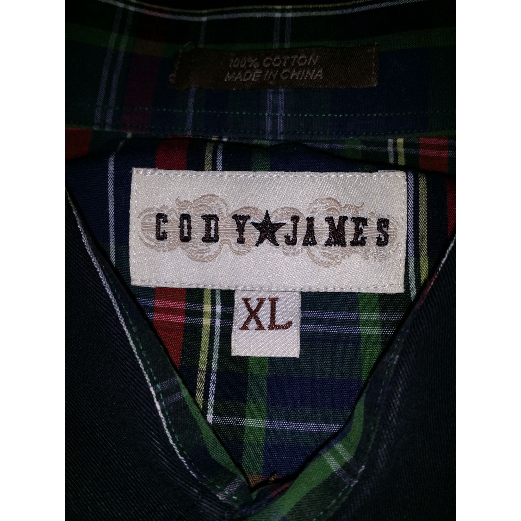Cody James Cody James Button Up Shirt Men Sz XL Black Long Sleeve Cowbo Size US XL / EU 56 / 4 - 6 Thumbnail