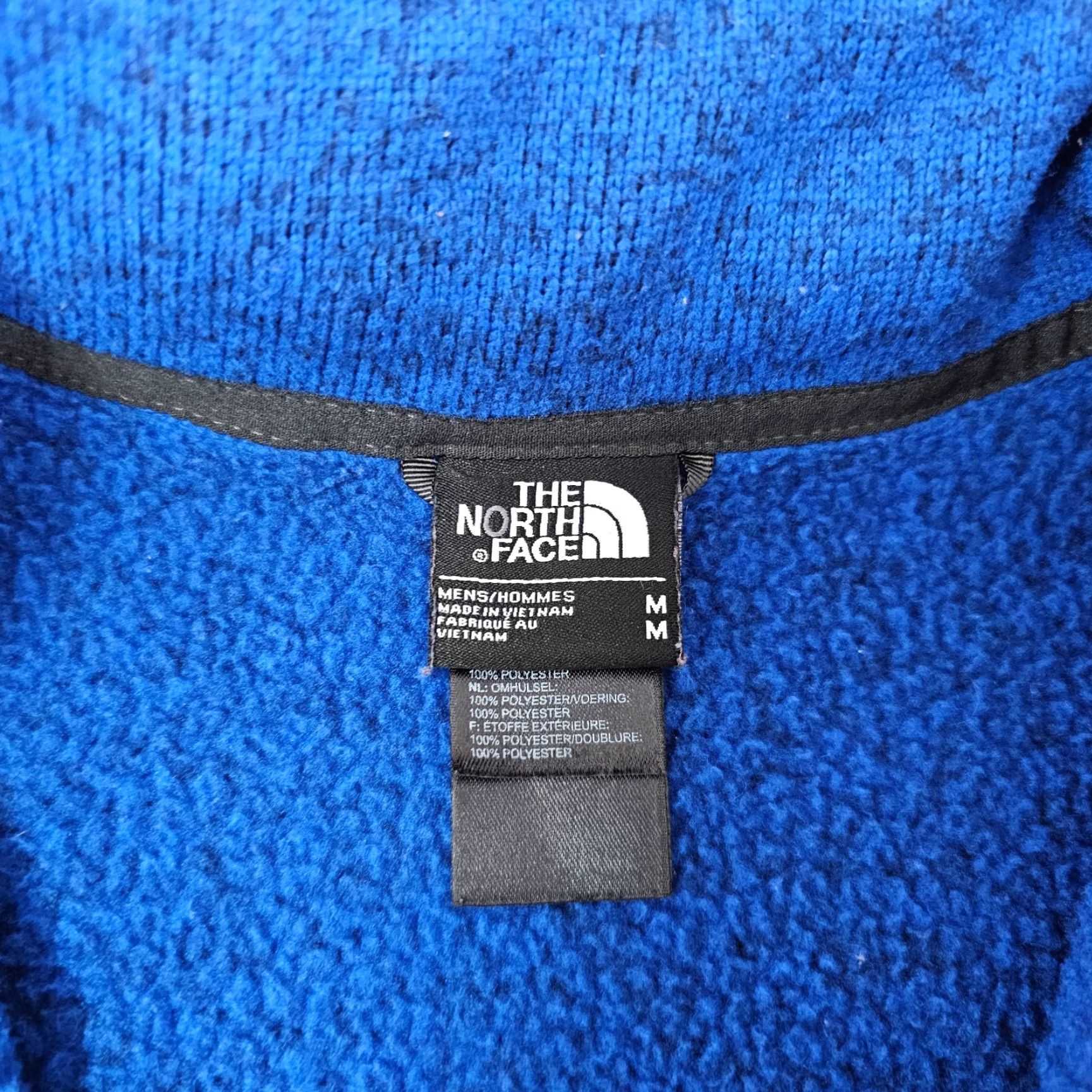 The North Face The North Face Sweater Mens Medium Blue Heather 1/2 Zip Pullover Fleece Lined Size US M / EU 48-50 / 2 - 3 Thumbnail