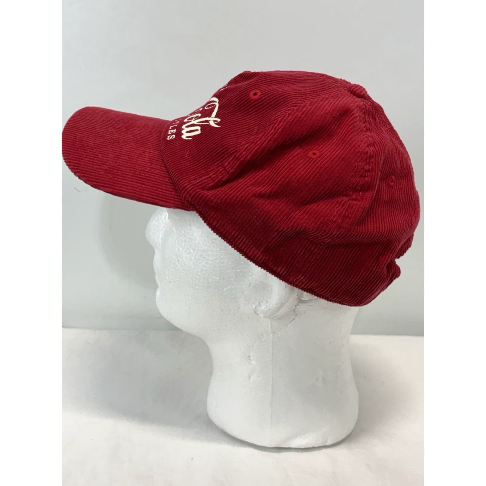 American Needle American Needle Coca-Cola Hat Cap Snap Back Drink in Bottles Coke Red Corduroy Cotton Polyester Size ONE SIZE - 3 Thumbnail
