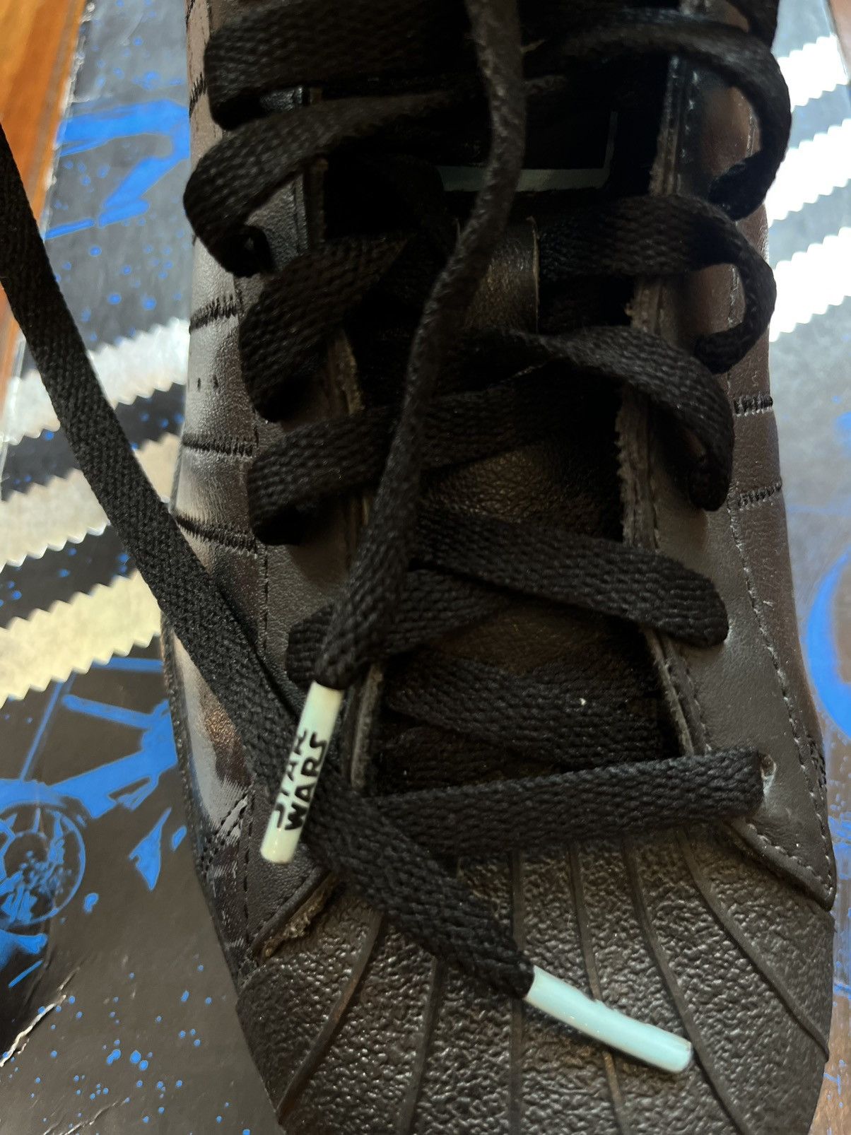 Adidas × Star Wars Adidas x Star Wars Death Star Superstars Black Size12 Collab Size US 12 / EU 45 - 7 Thumbnail