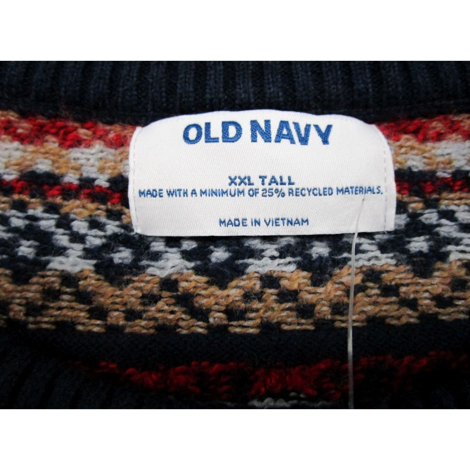 Old Navy Old Navy Striped Knit Pullover Sweater 2XL Tall Womens Polyester Multicolor Size XXL / US 16-18 / IT 52-54 - 2 Thumbnail
