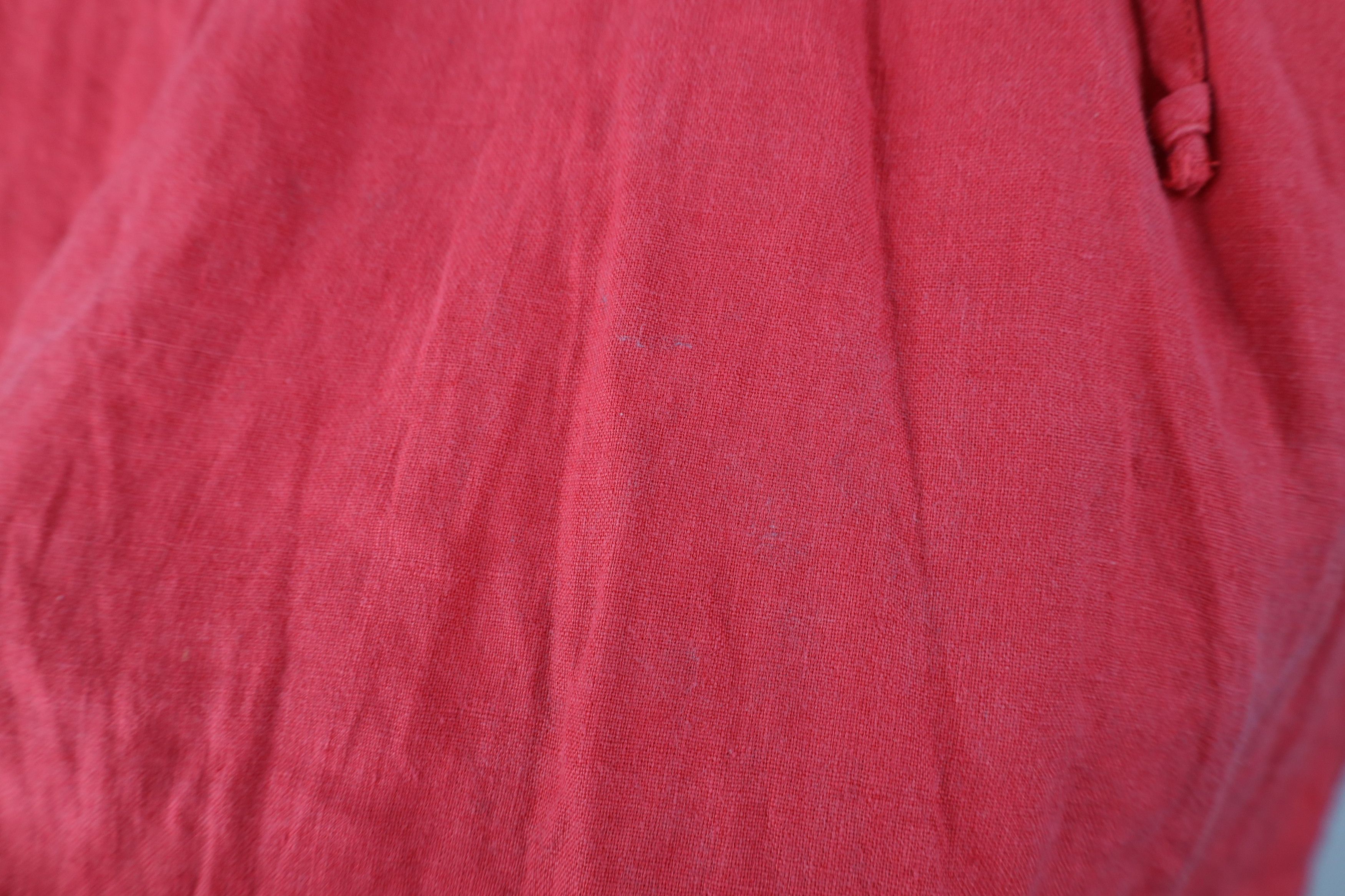 FLAX Flax Linen Blank Oversized Baggy Hoodie Tunic Pullover Red Size M / US 6-8 / IT 42-44 - 6 Thumbnail