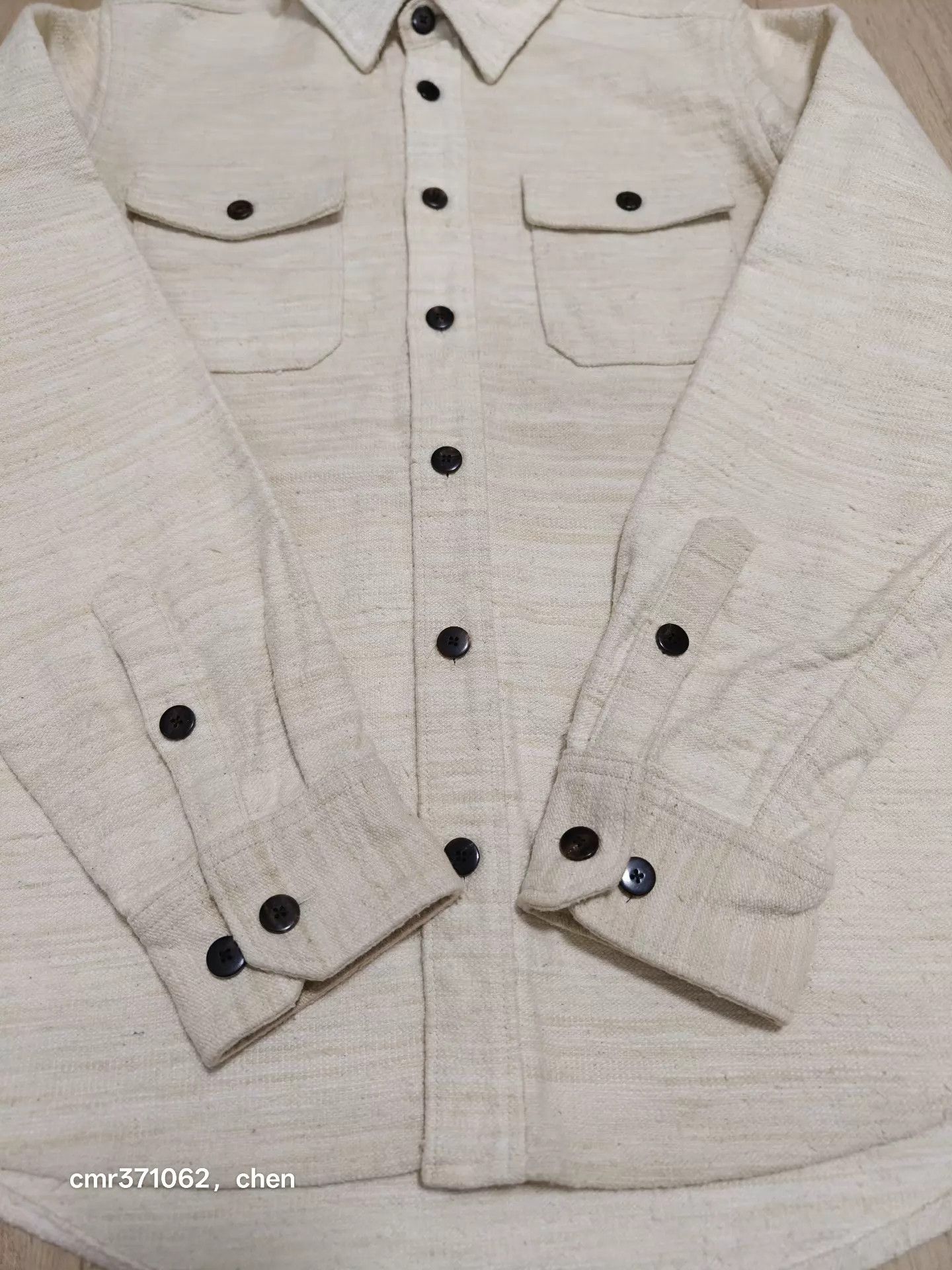 Visvim VISVIM 19AW SPOT BLACK ELK FLANNEL N.D MUD2 Bone Button Size US M / EU 48-50 / 2 - 6 Thumbnail