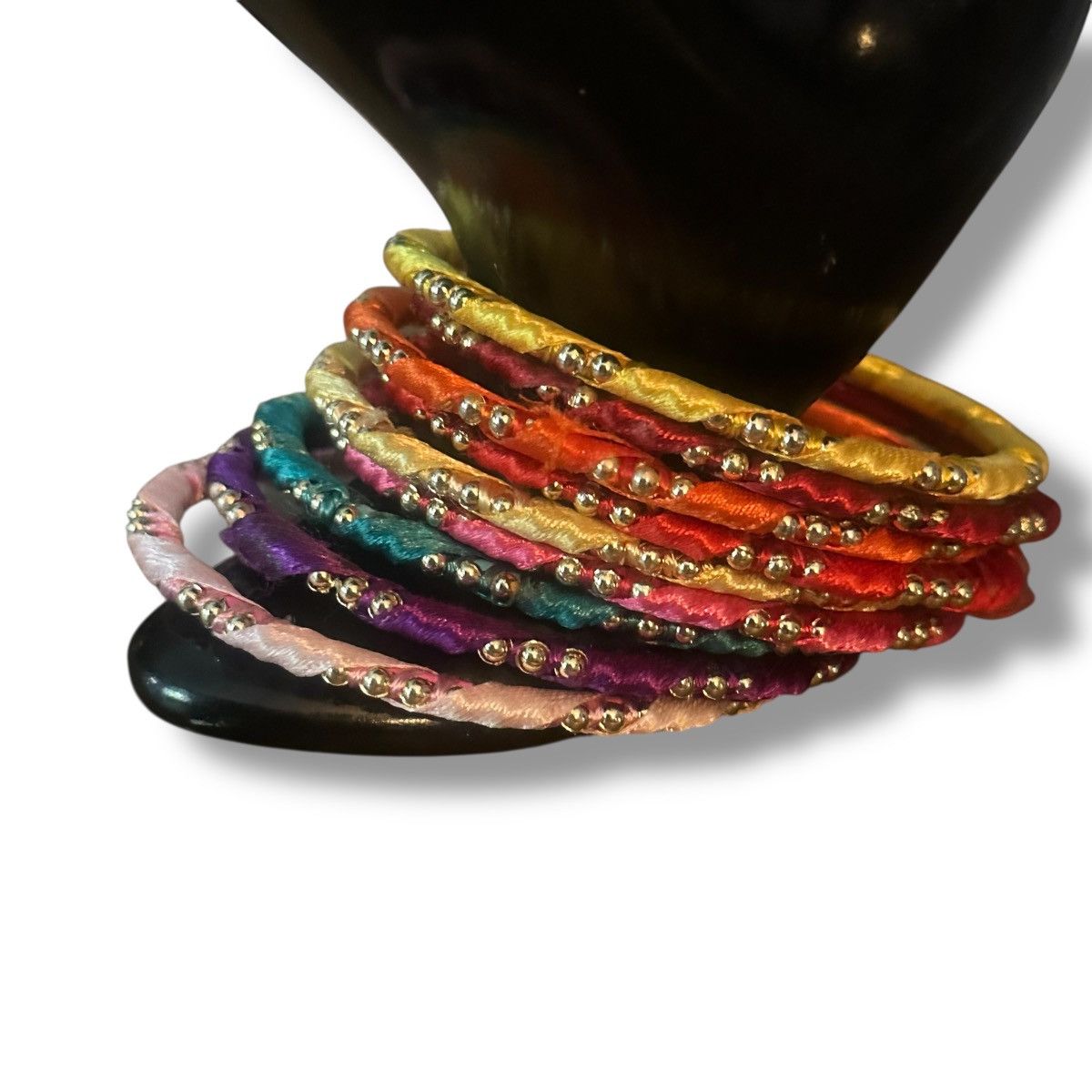 Other Multicolor ribbon wrapped bangle bracelets Size ONE SIZE - 2 Thumbnail