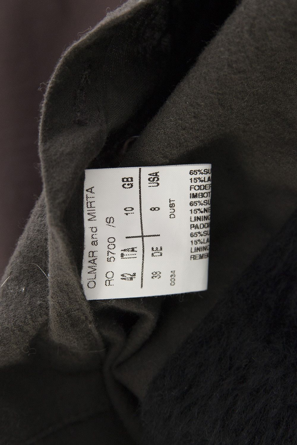 Rick Owens Leather & alpaca jacket Size S / US 4 / IT 40 - 11 Thumbnail
