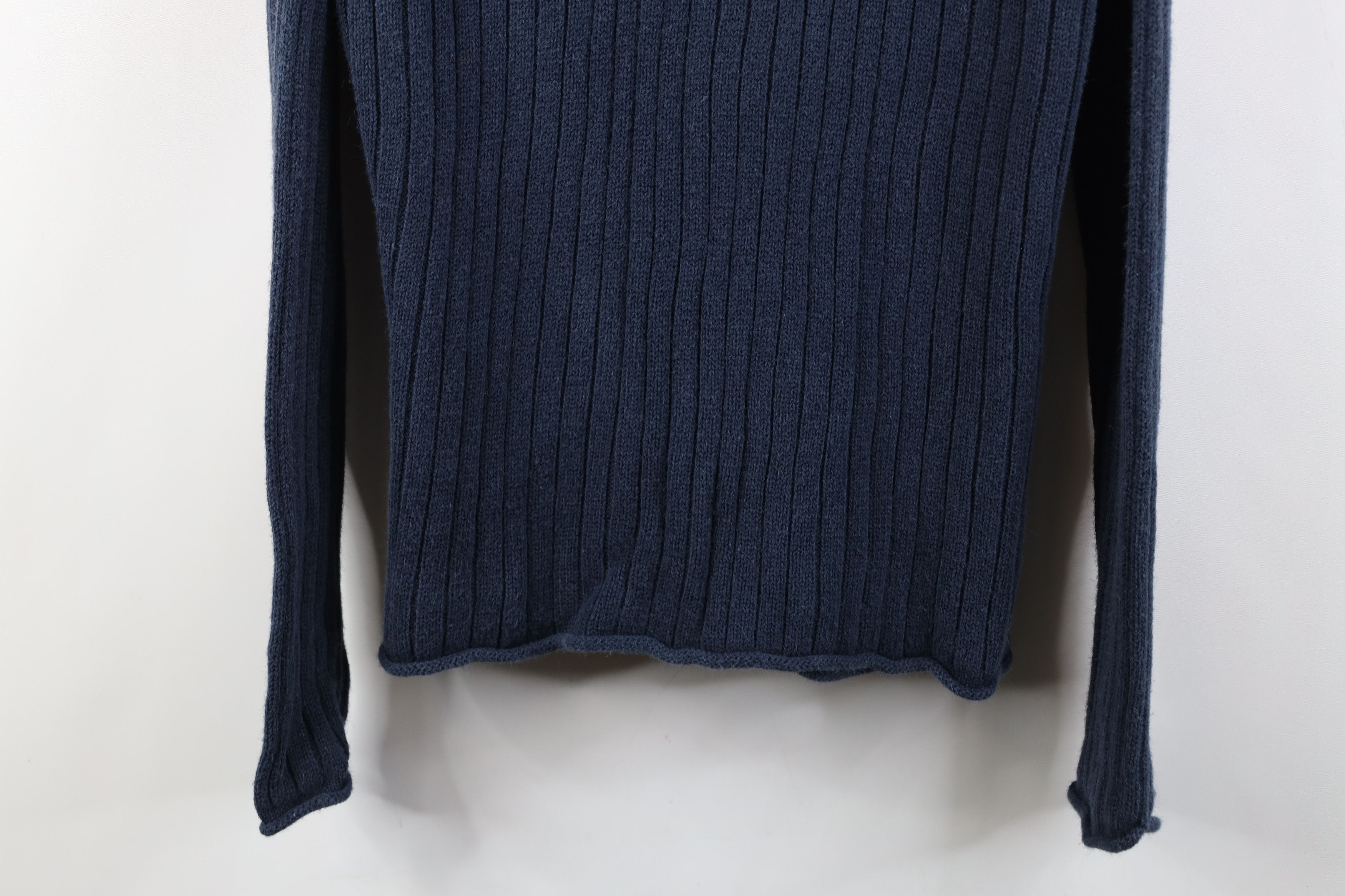 Aeropostale Vintage 90s Y2K Aeropostale Ribbed Marled Knit Sweater Blue Size US L / EU 52-54 / 3 - 3 Thumbnail