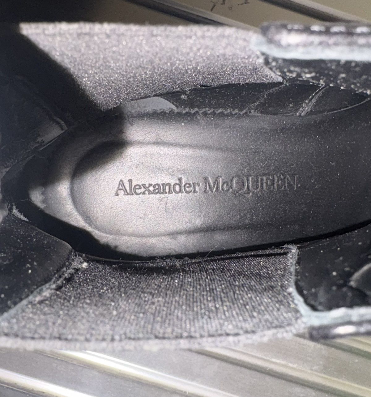 Alexander McQueen Alexander McQueen Grained Chelsea Boots Coated Leather Shell Size US 9 / EU 42 - 6 Thumbnail