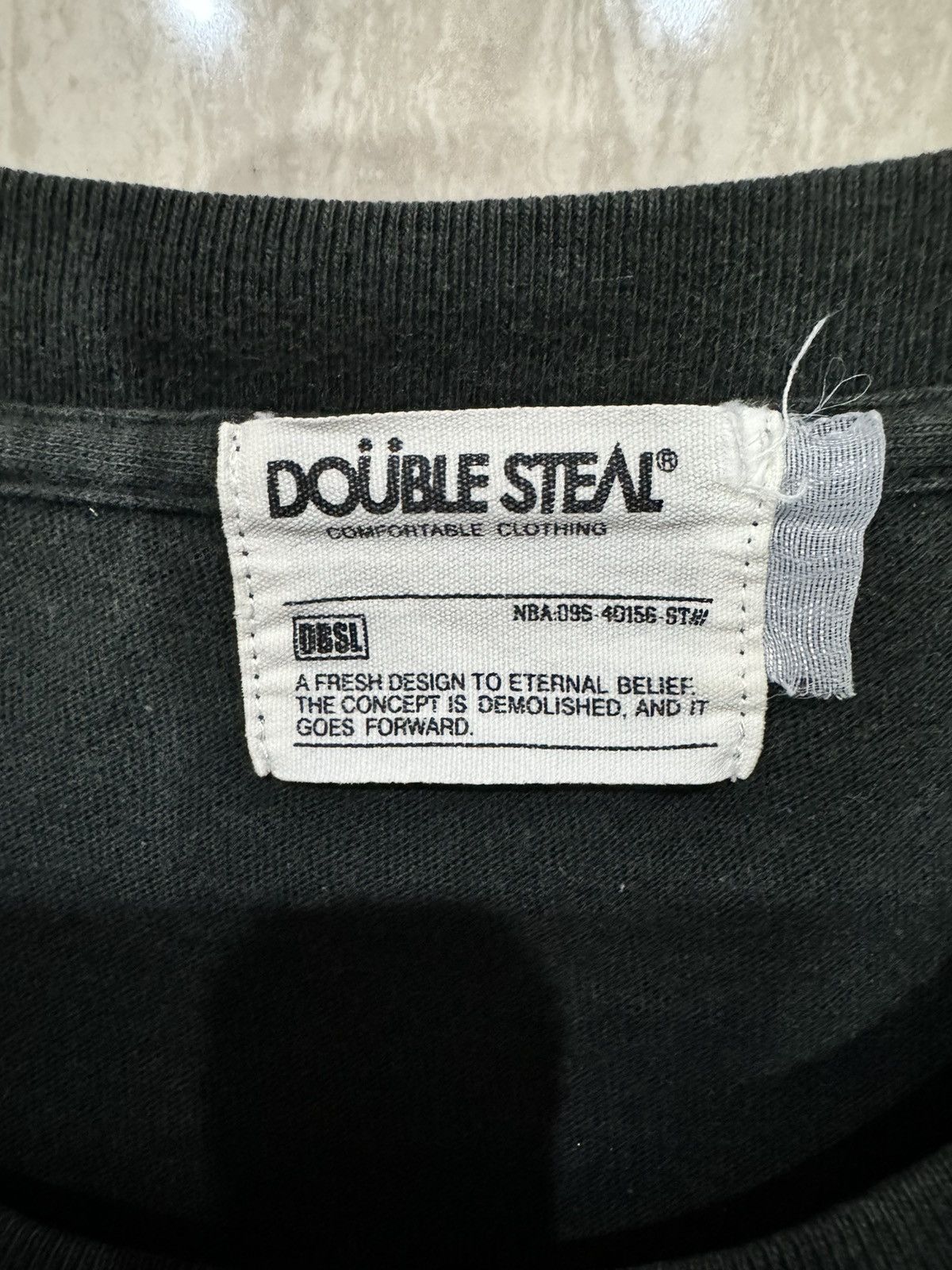 Japanese Brand DOUBLE STEAL “All our dreams can come true” black shirt Size US L / EU 52-54 / 3 - 3 Thumbnail