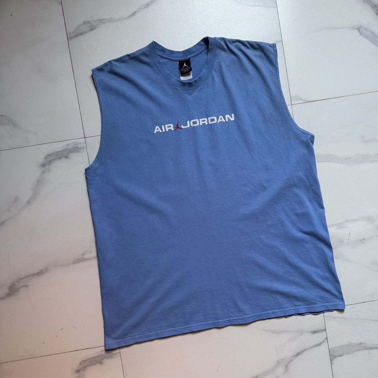 Jordan Brand Vintage Y2K Air Jordan Tank Top Size US XXL / EU 58 / 5 - 3 Thumbnail