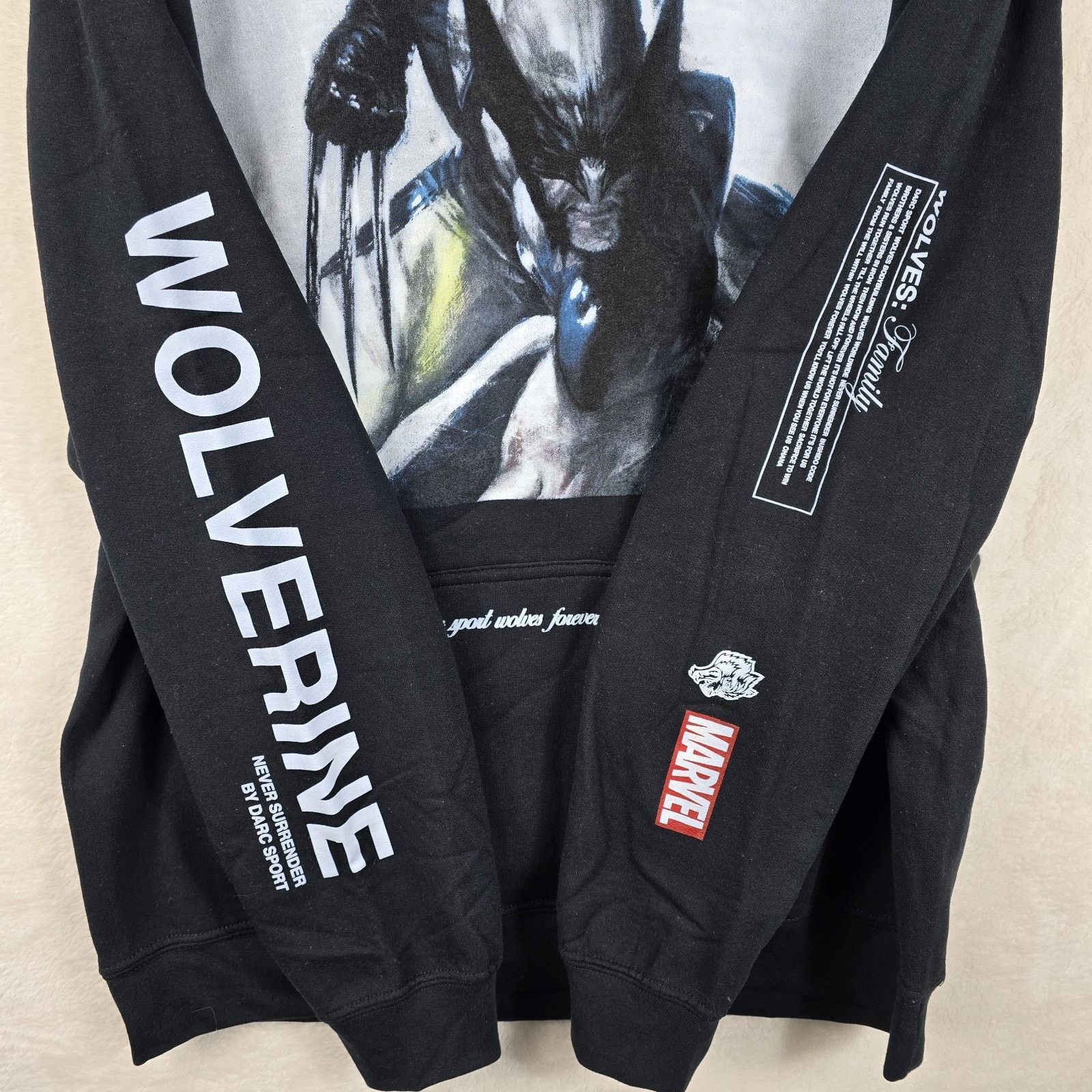 Darc Sport Darc Sport X Wolverine Hoodie Marvel Hero Elite Series Med Size US M / EU 48-50 / 2 - 4 Thumbnail
