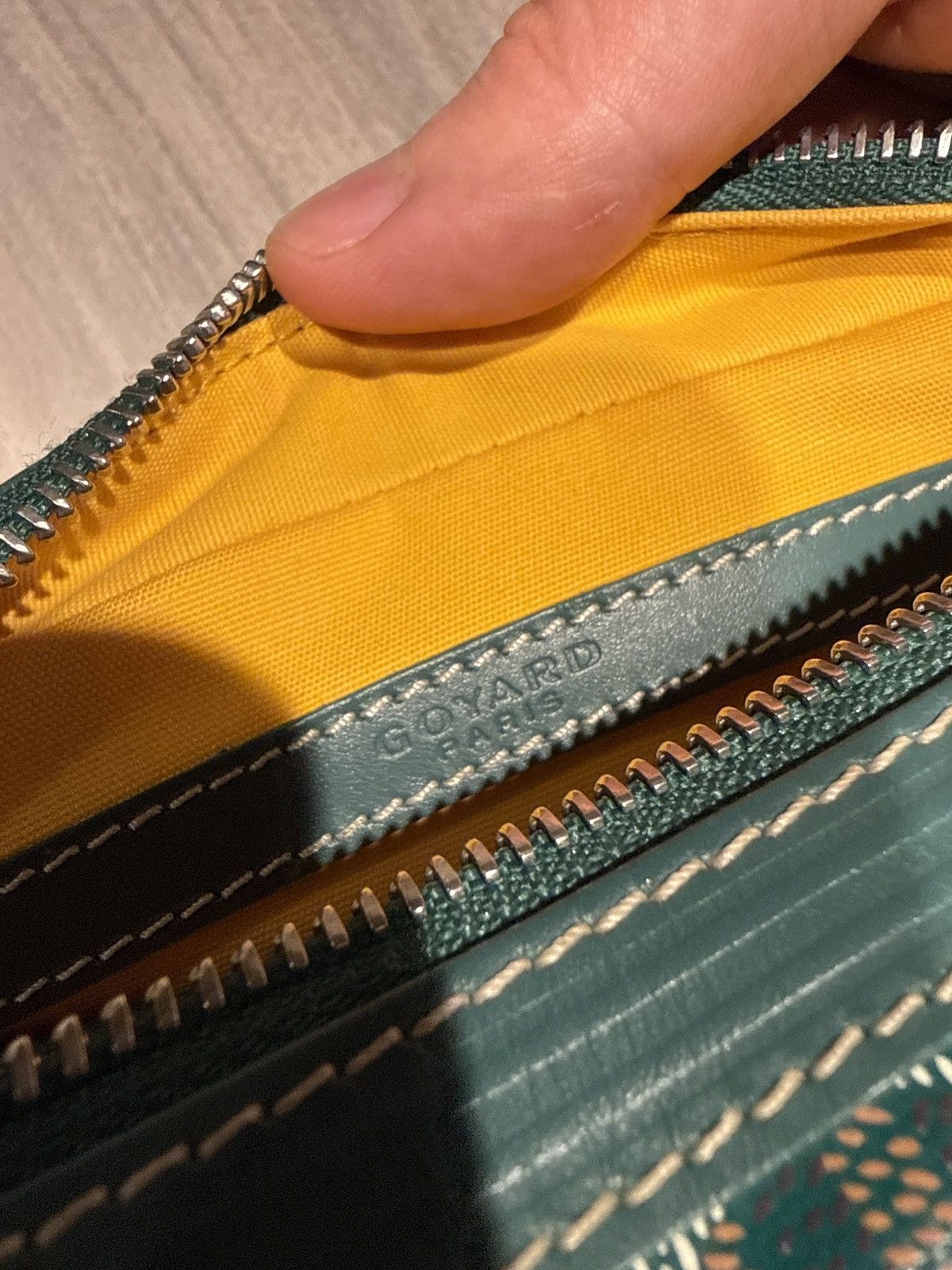 Goyard Goyard Cap Vert Goyardine Bag Green Size ONE SIZE - 22 Thumbnail