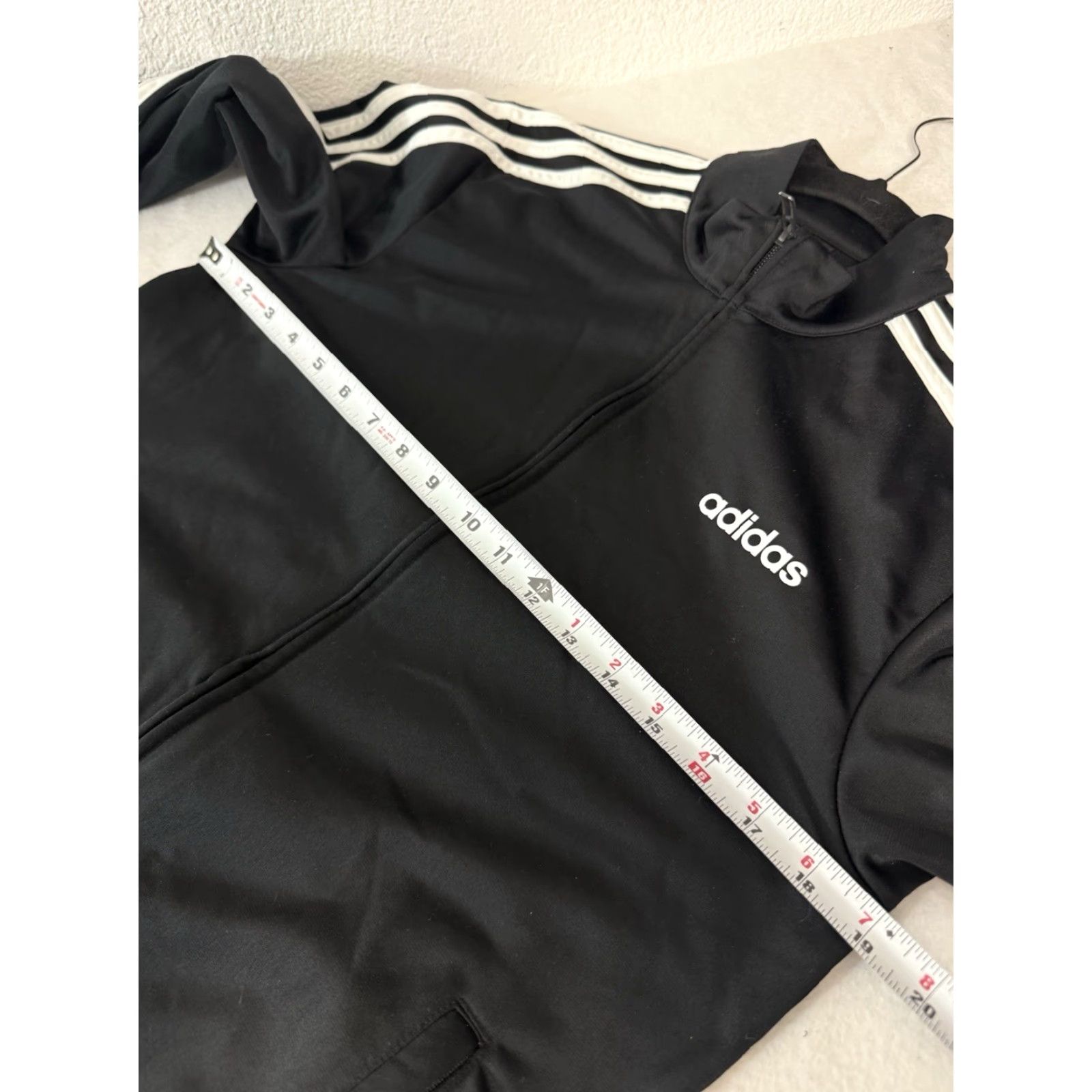 Adidas Adidas Track Jacket Women’s S Black White 3 Stripe Size S / US 4 / IT 40 - 3 Thumbnail