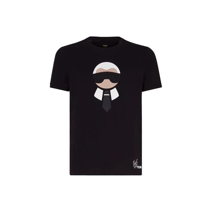 Fendi Fendi Cartoon Graphic Short Sleeve T-Shirt 0079 Size US L / EU 52-54 / 3 - 1 Thumbnail