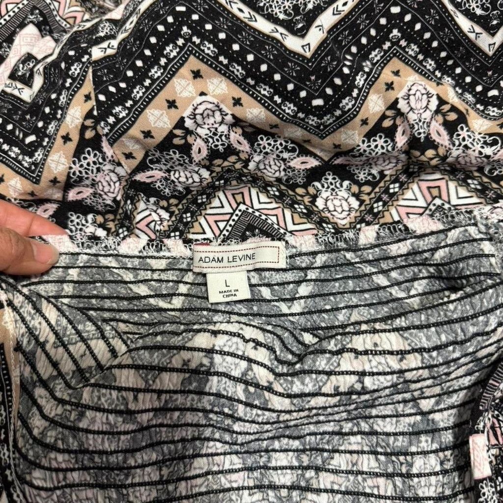 Adam Levine Halter chevron print maxi dress Size L / US 10 / IT 46 - 6 Thumbnail
