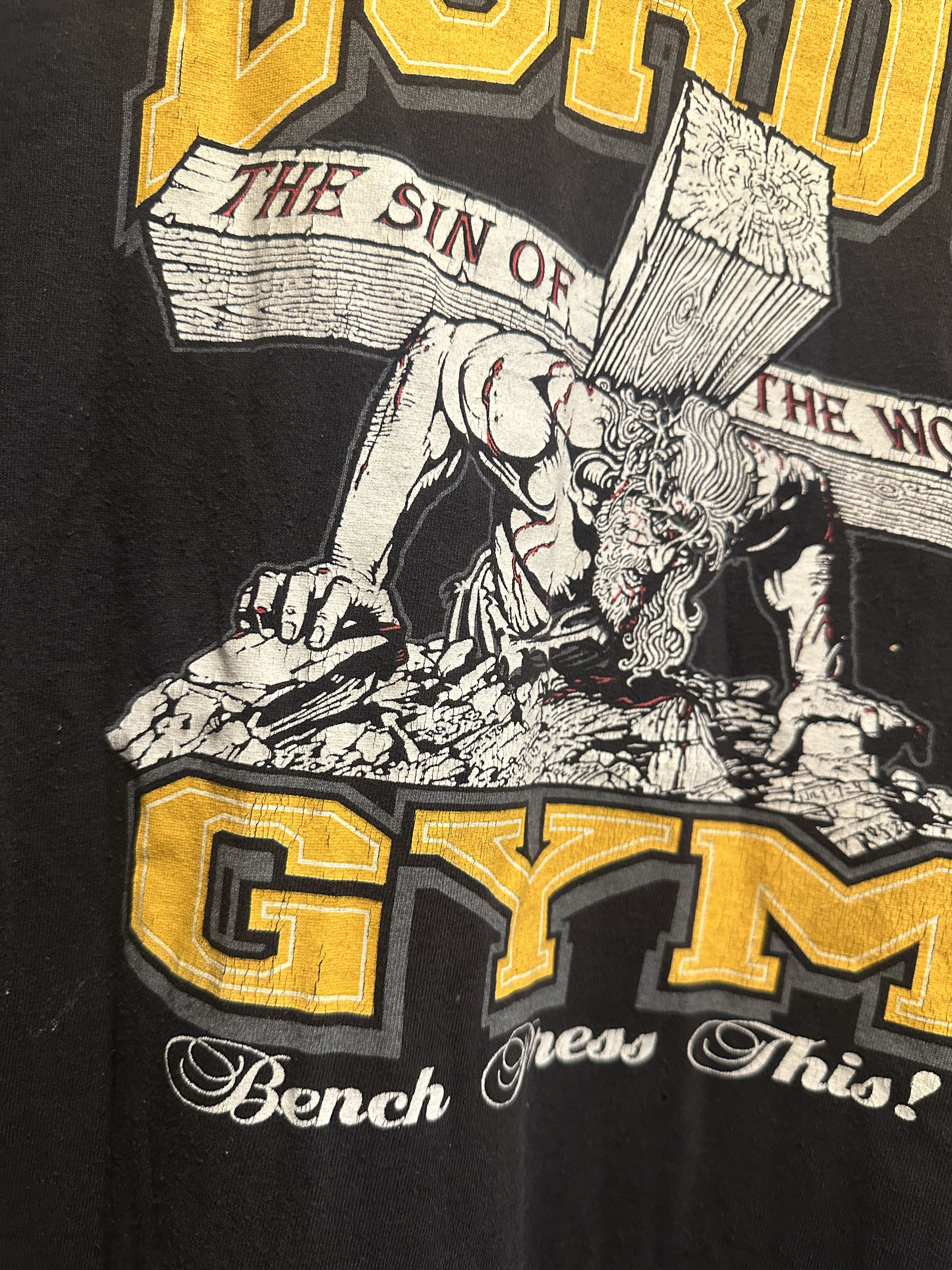 Other 90s Lord's Gym / His Pain Your Gain Vintage SS Tee Size US XXL / EU 58 / 5 - 4 Thumbnail