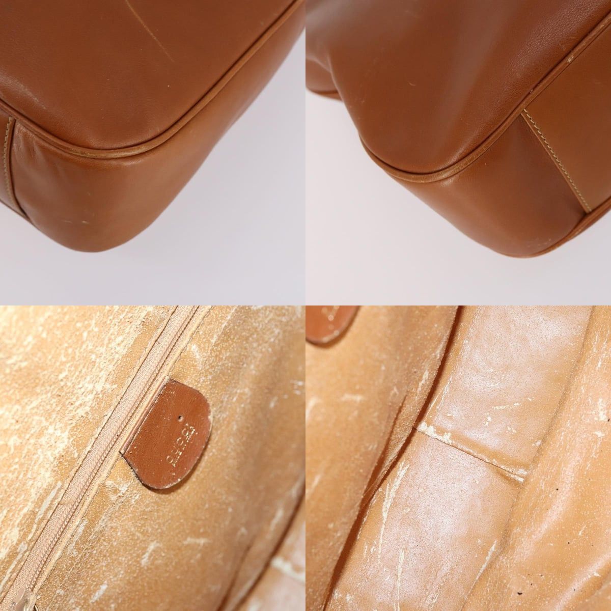 Gucci GUCCI Bamboo Shoulder Bag Leather Brown Gold 001 1781 001 Size ONE SIZE - 11 Thumbnail