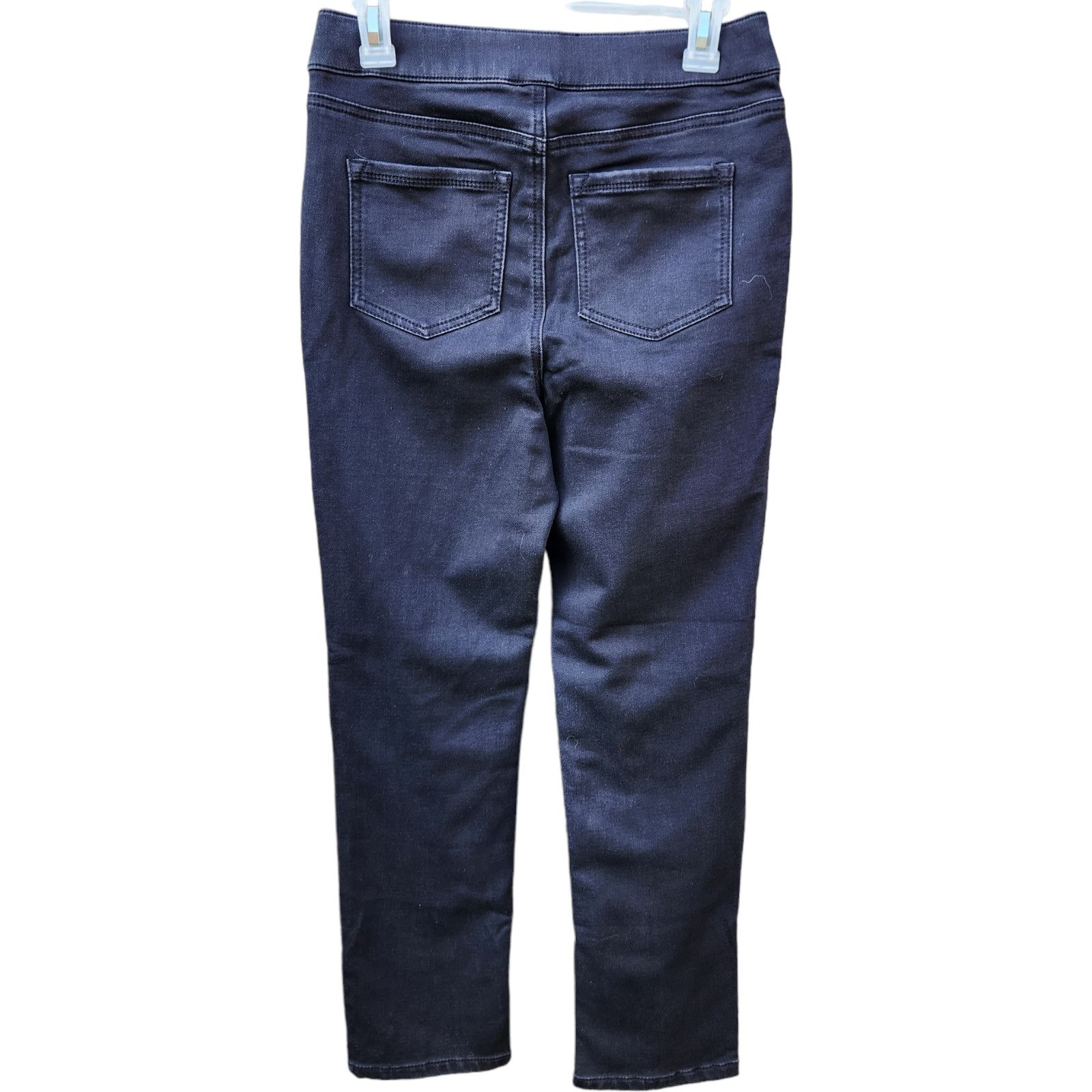 Isaac Mizrahi Isaac Mizrahi Live! Divine Denim Ankle Jeans Black Size 4 Size 27" / US 4 / IT 40 - 7 Thumbnail