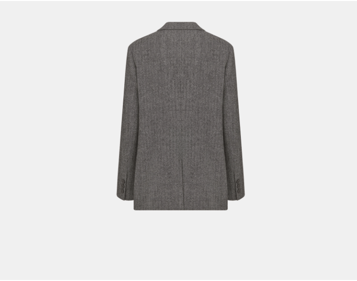 Dior o1w1db10925 441V19 Blazer in Gray Size M / US 6-8 / IT 42-44 - 2 Thumbnail