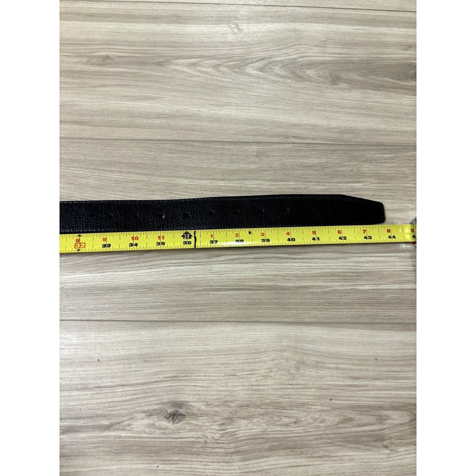 Japanese Brand A8 - Y2K Silver Buckle Belt Size 32 - 3 Thumbnail