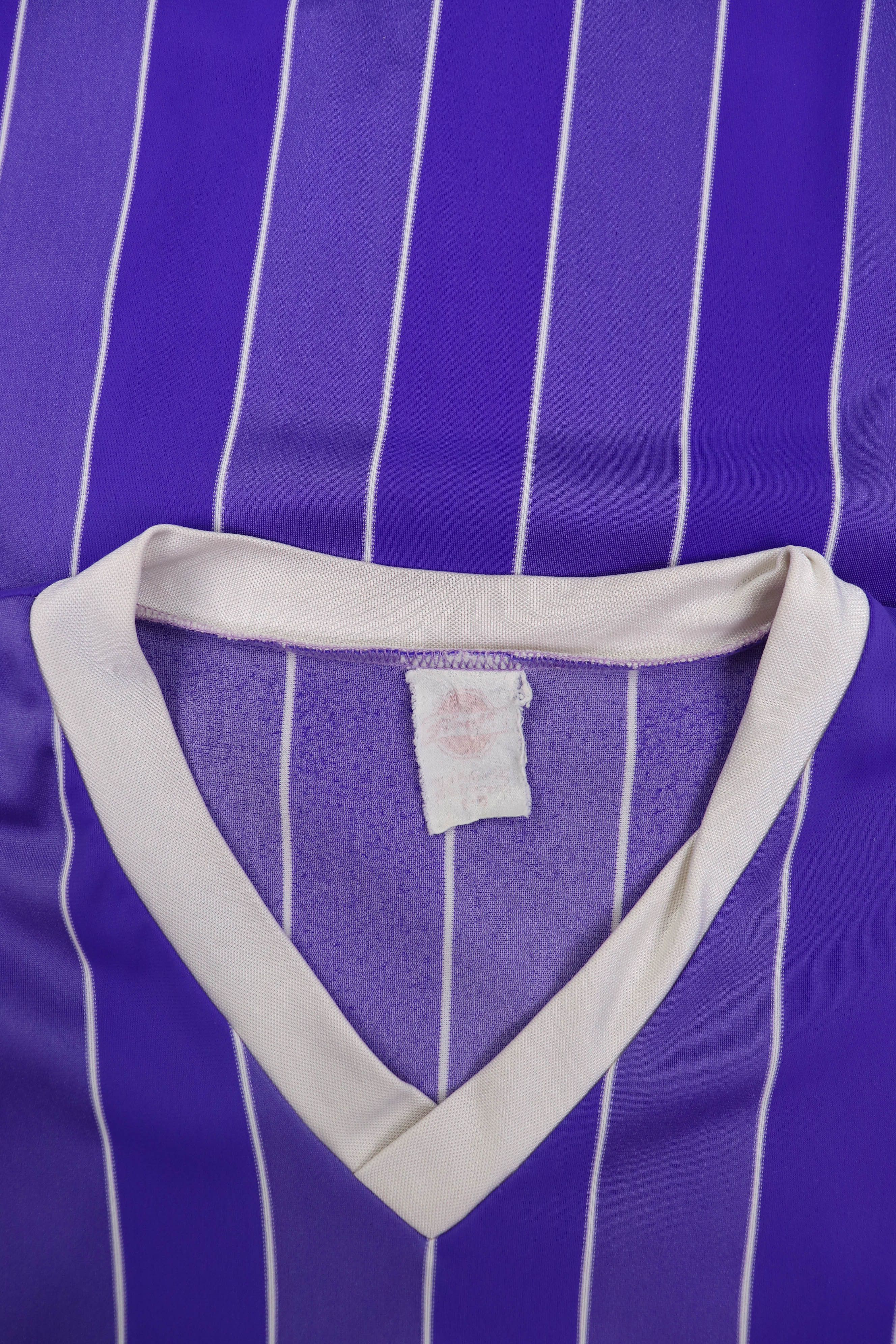 Vintage Die Continentale Vintage Striped Purple Soccer Jersey Shirt Size US L / EU 52-54 / 3 - 8 Thumbnail