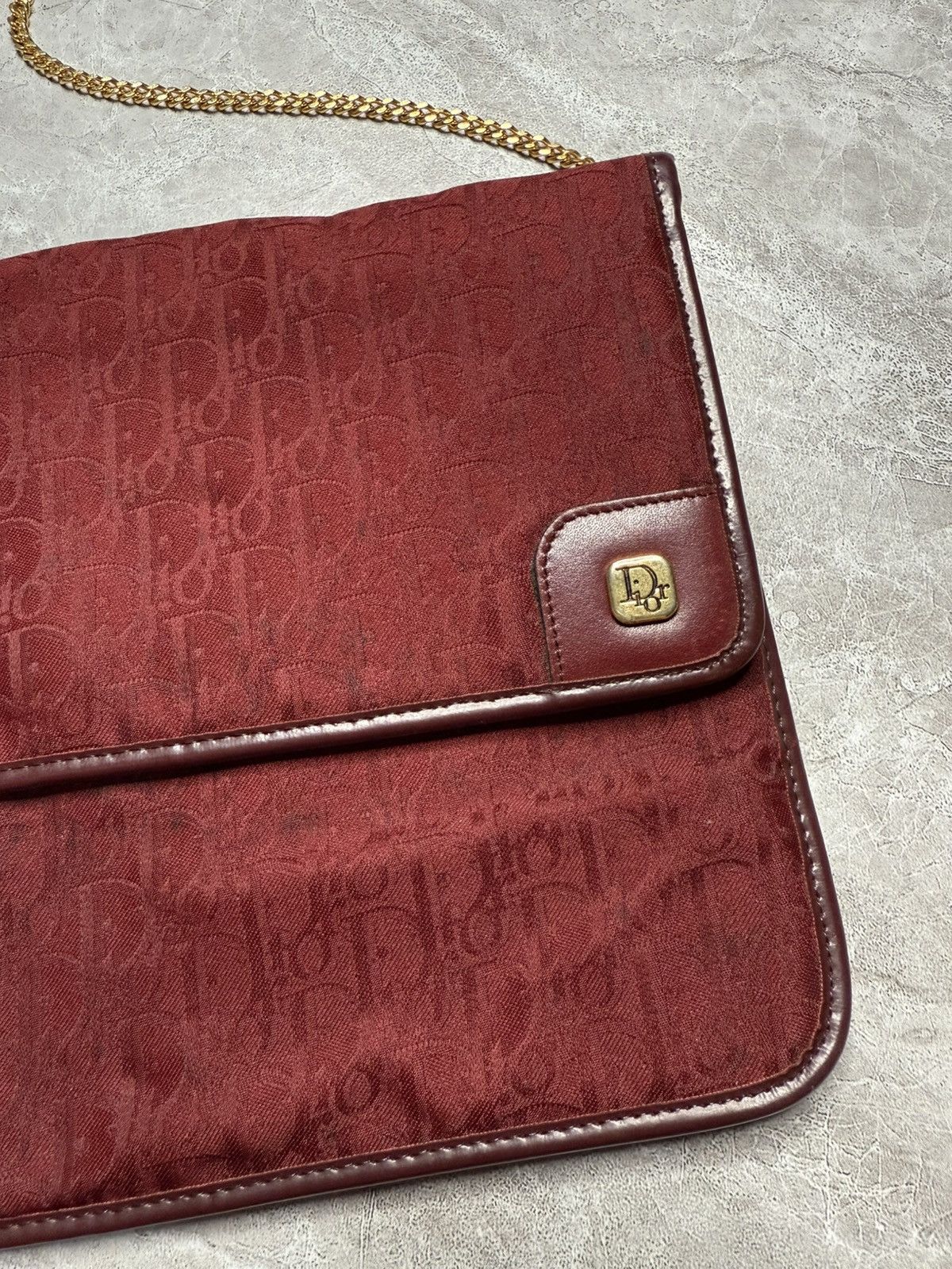 Dior Vintage Dior Monogram Chain Crossbody Bag Size ONE SIZE - 3 Thumbnail