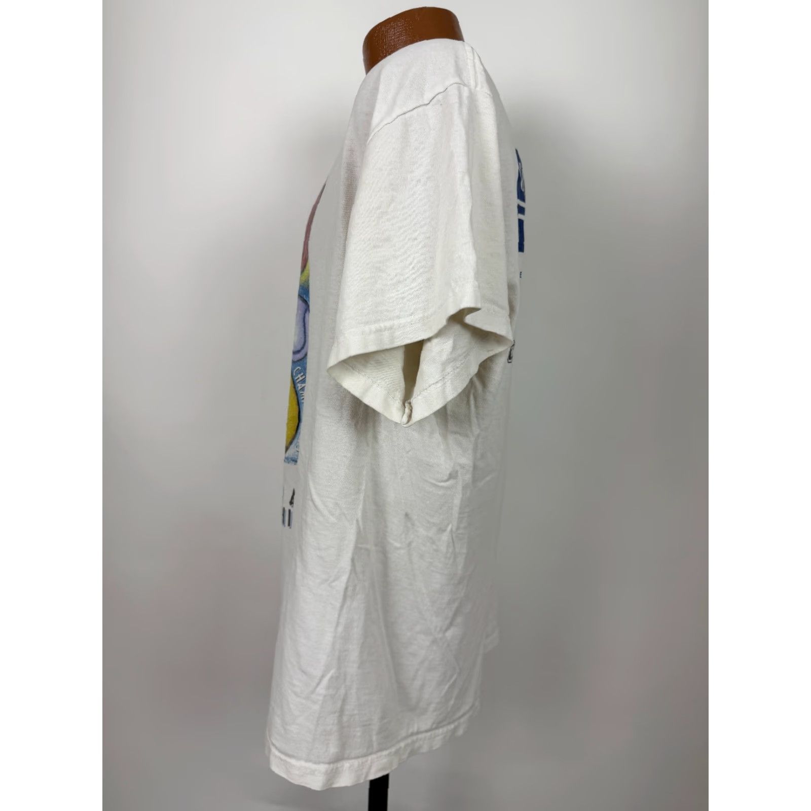 Vintage VINTAGE USTA Tennis Shirt Men L White 2000s 90s Sports Short Sleeve Crew Neck Graphic Print T-Shirt Size US L / EU 52-54 / 3 - 6 Thumbnail