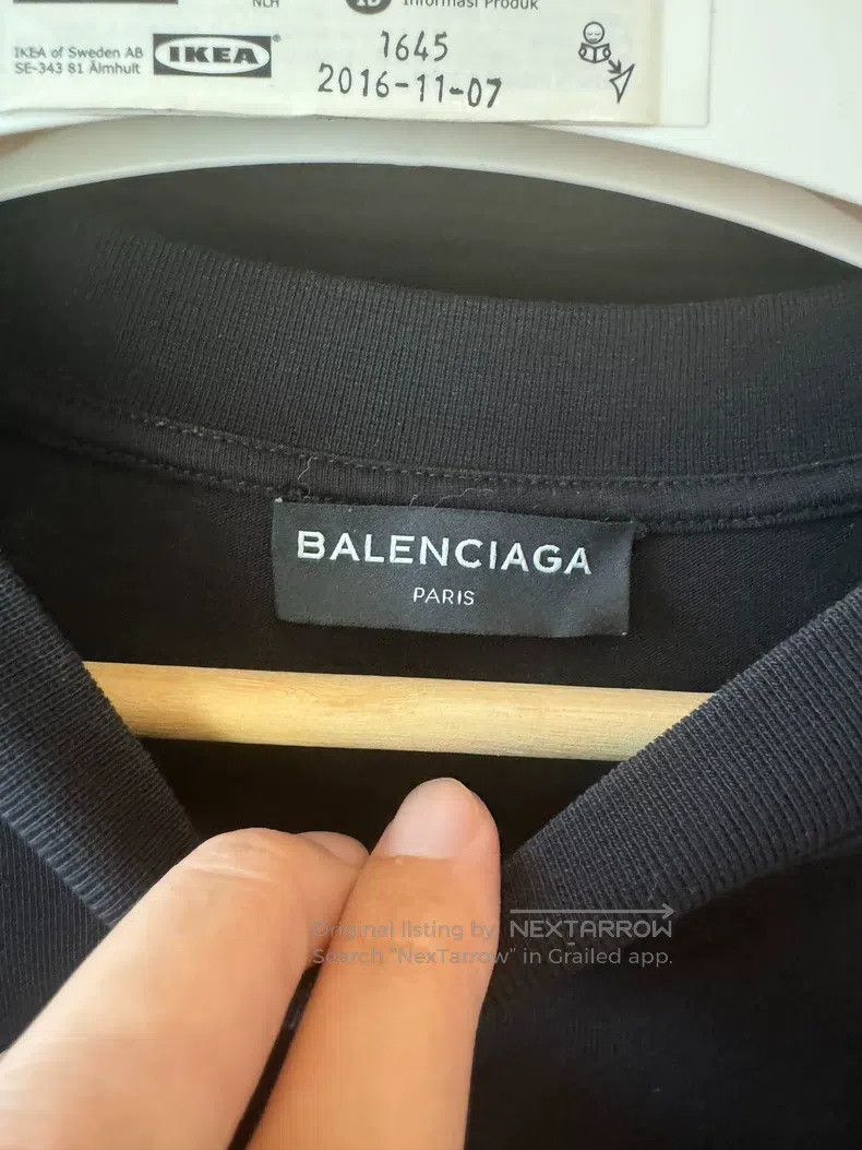 Balenciaga Balenciaga Classic Short Sleeve T-Shirt Size US M / EU 48-50 / 2 - 3 Thumbnail
