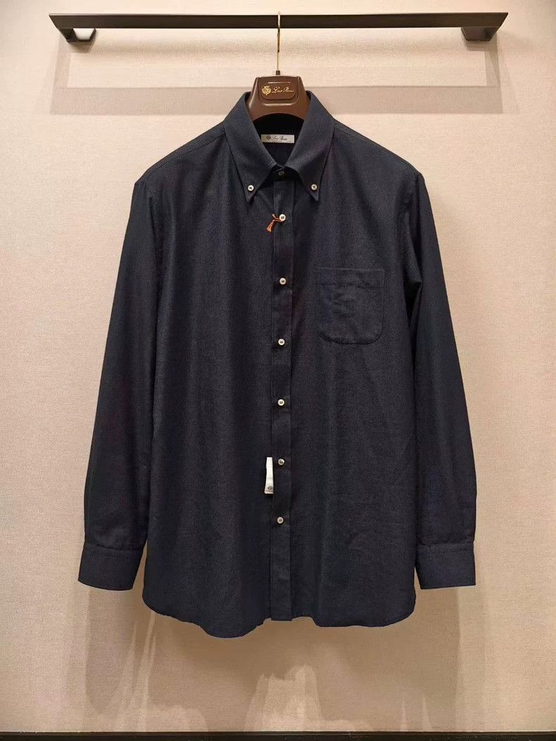 Loro Piana LORO PIANA Cashmere blend shirt Size US L / EU 52-54 / 3 - 1 Thumbnail