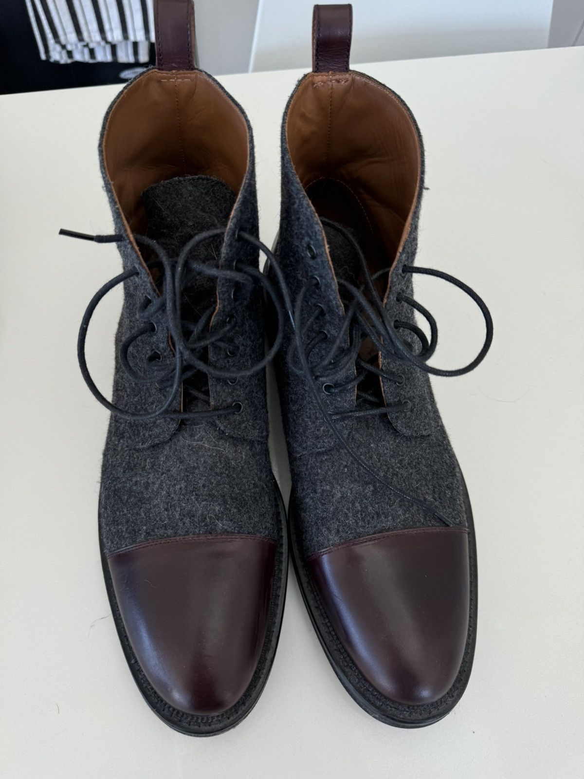 TAFT Taft The Jack in Grey/Oxblood 11 Size US 11 / EU 44 - 2 Thumbnail