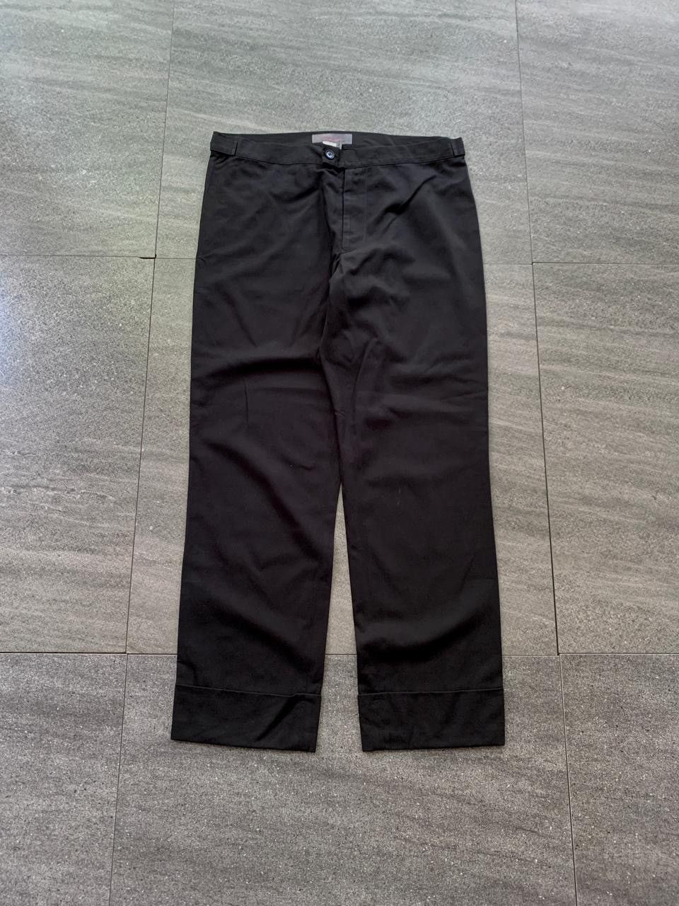 Yohji Yamamoto FREE TAX! Noir Slim Cuffed Trousers Size US 31 - 1 Thumbnail
