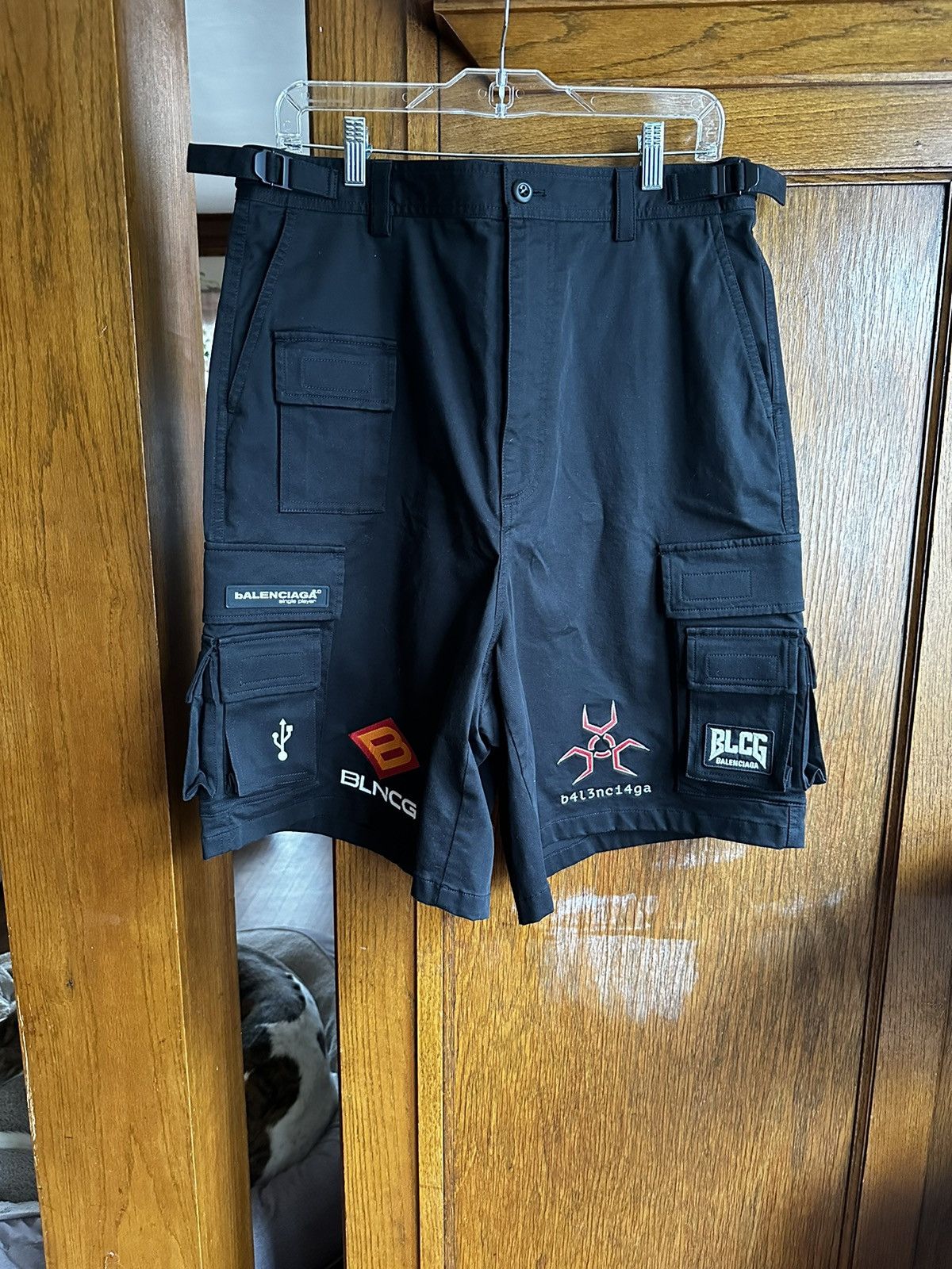 Balenciaga Balenciaga Gamer Shorts Size US 32 / EU 48 - 1 Thumbnail