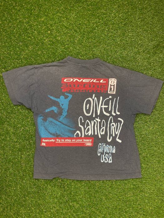 Vintage Vintage 90s Oneill Surf Lessons Tee Santa Cruz Grailed