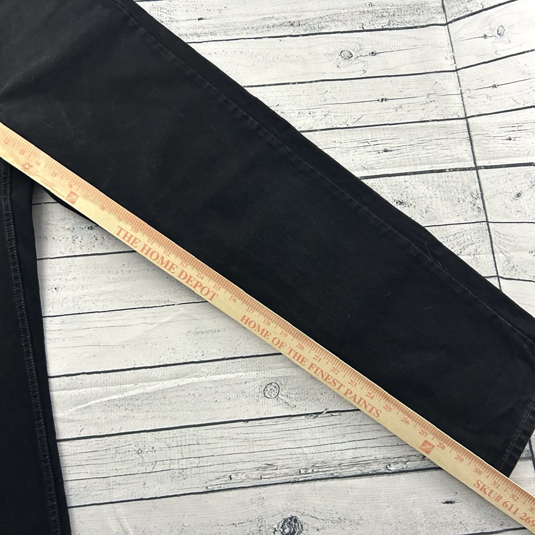 Levi's VINTAGE Levi's 550 Jeans Men's 34x32 Black Denim 5-Pocket Relaxed Slim Tapered 90s Levis 500 Series Mens Size US 34 / EU 50 - 5 Thumbnail