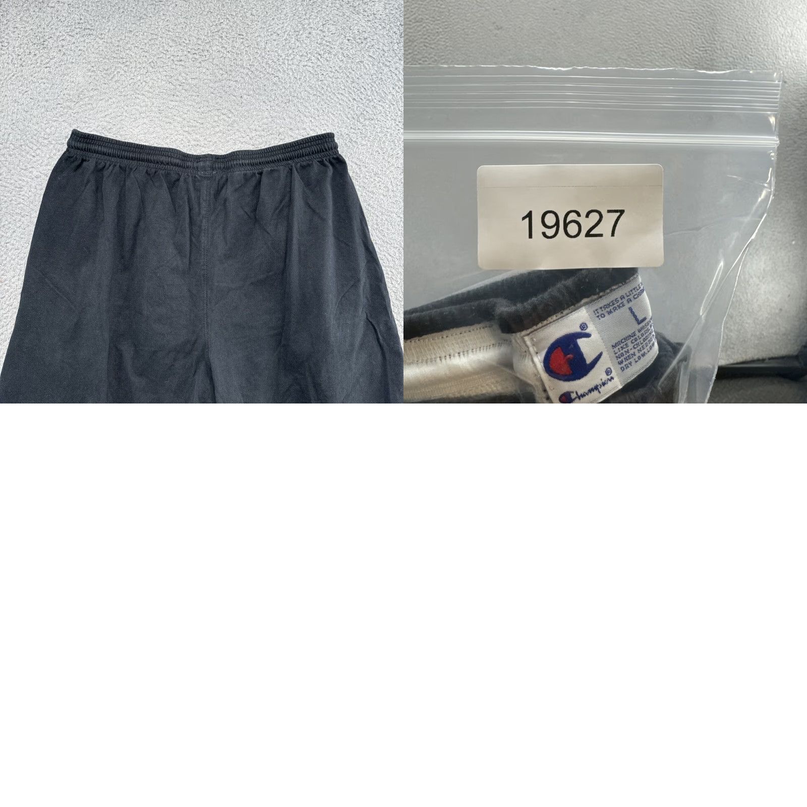 Champion VINTAGE Champion Army Strong Elastic Waist Drawstring Shorts Mens Size Large Black Cotton Woven Outdoor Retro Army Theme All Seasons Distinctive 90s? Size US 33 - 8 Thumbnail