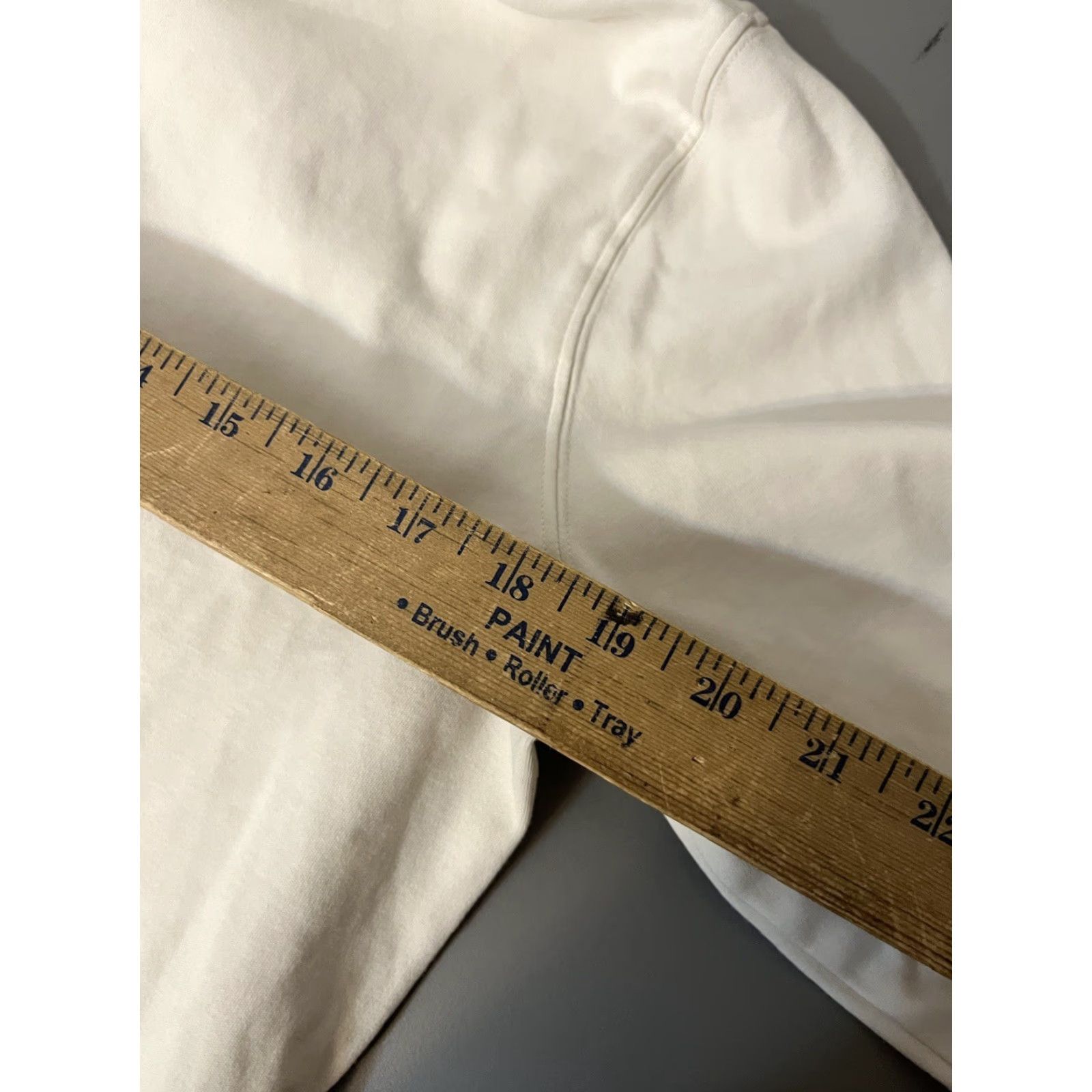 Lands' End Lands' End Top Womens XL 18 White Mock T Long Sleeve 100% Cotton Shirt Size XL / US 12-14 / IT 48-50 - 5 Thumbnail