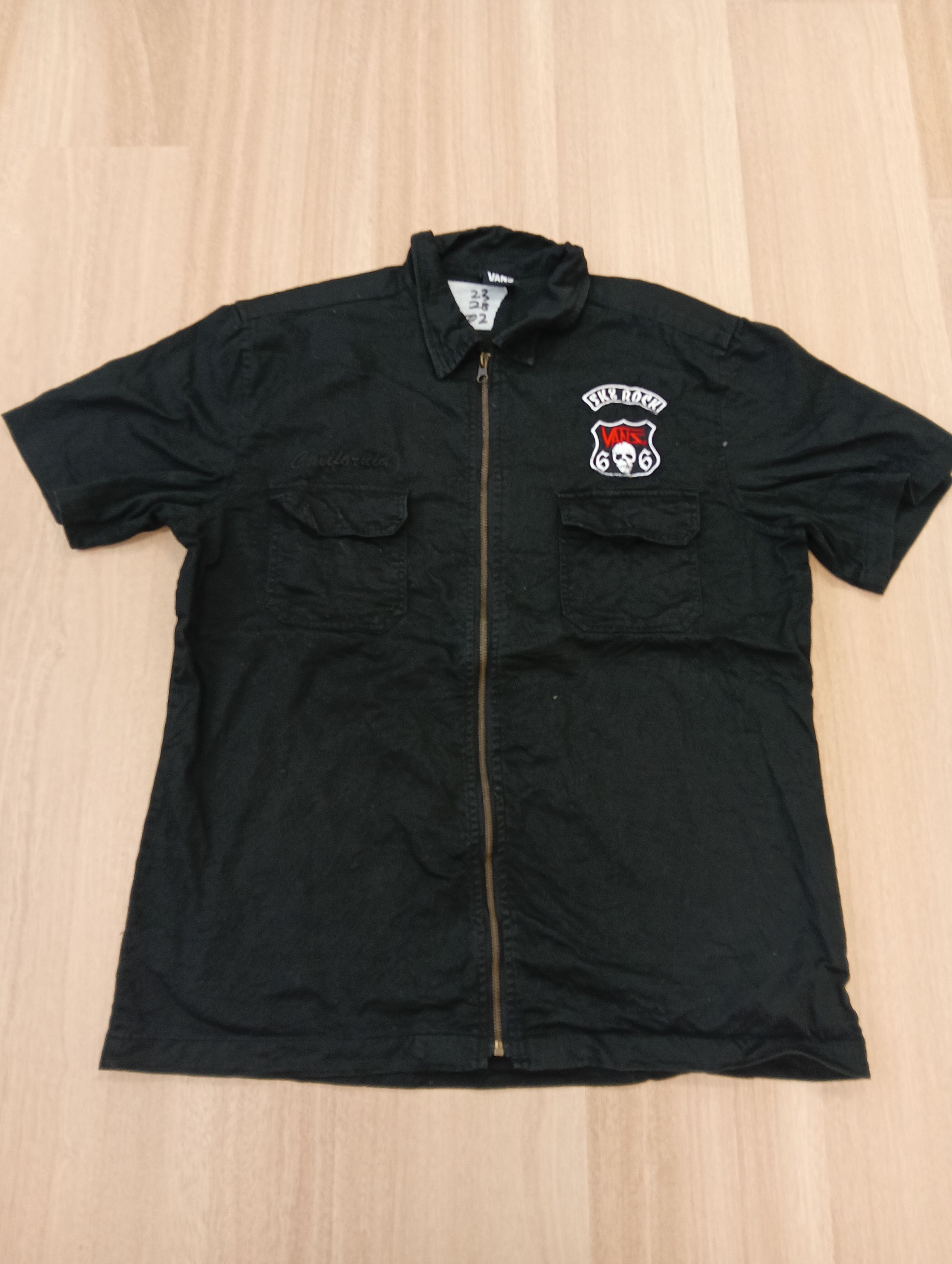 Vans VANS POCKET TEE SKATE SK8 ROCK ZIPPER BLACK XL Size US XL / EU 56 / 4 - 2 Thumbnail