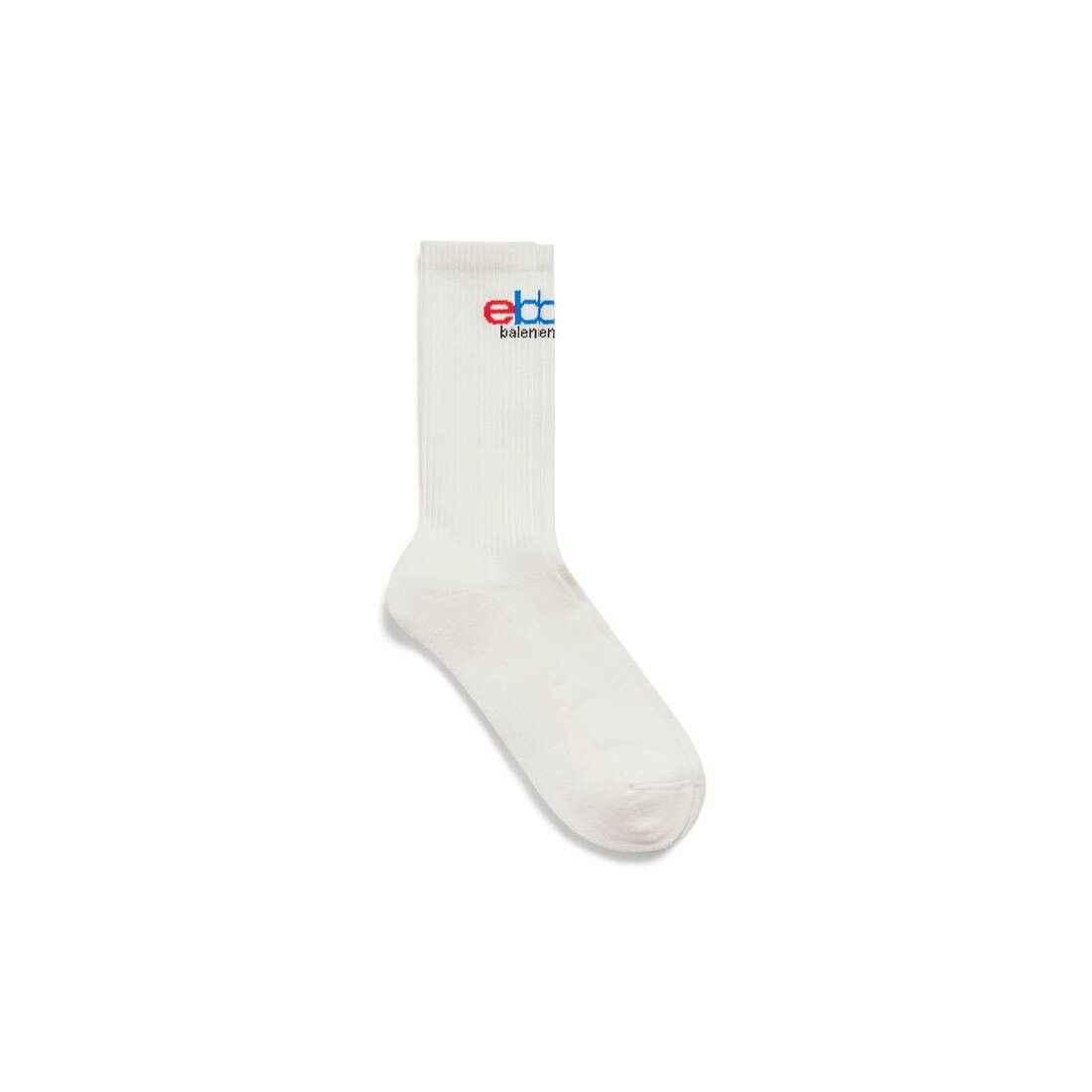 Balenciaga × eBay o1in1g0126 Size: L / eBay Socks in White Size ONE SIZE - 1 Thumbnail