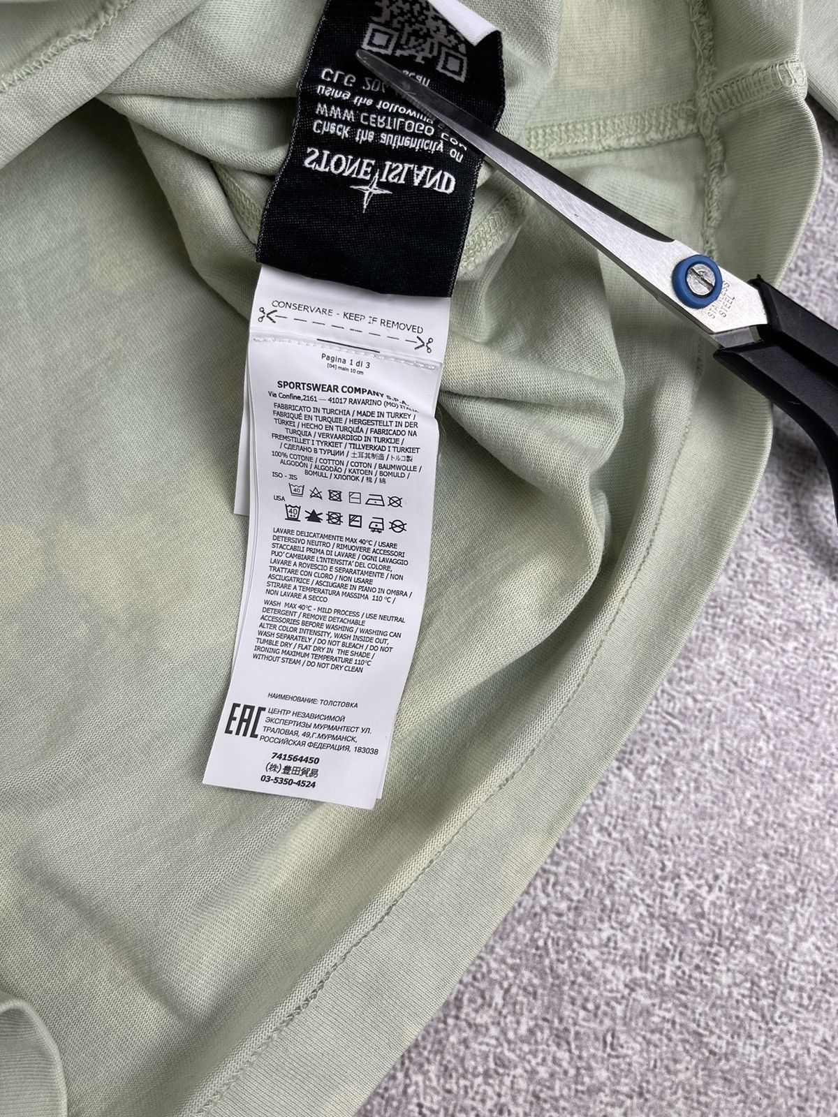 Stone Island Stone Island Custom Tie Dye Crew Neck Sweatshirt Size M Size US M / EU 48-50 / 2 - 11 Thumbnail