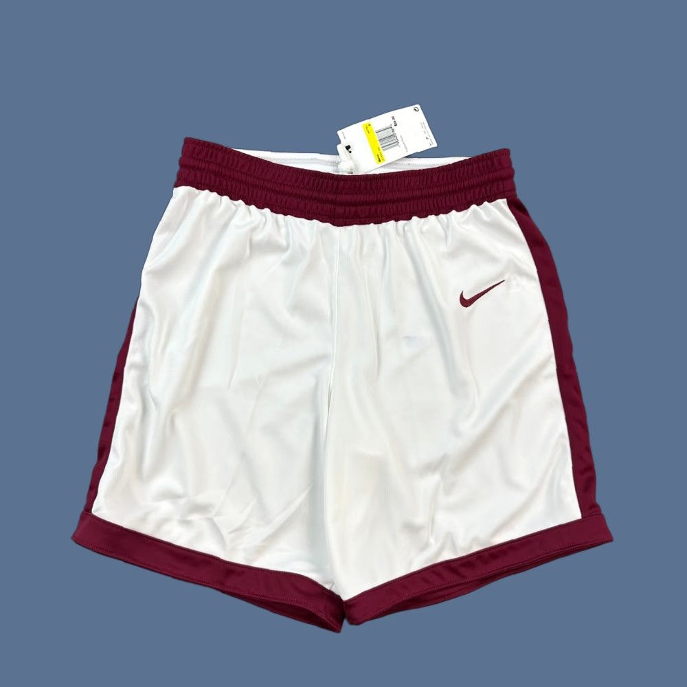 Nike Nike Crossover Shorts Mens Small White Dri-FIT Basketball Training Drawstring Size US 29 - 1 Thumbnail