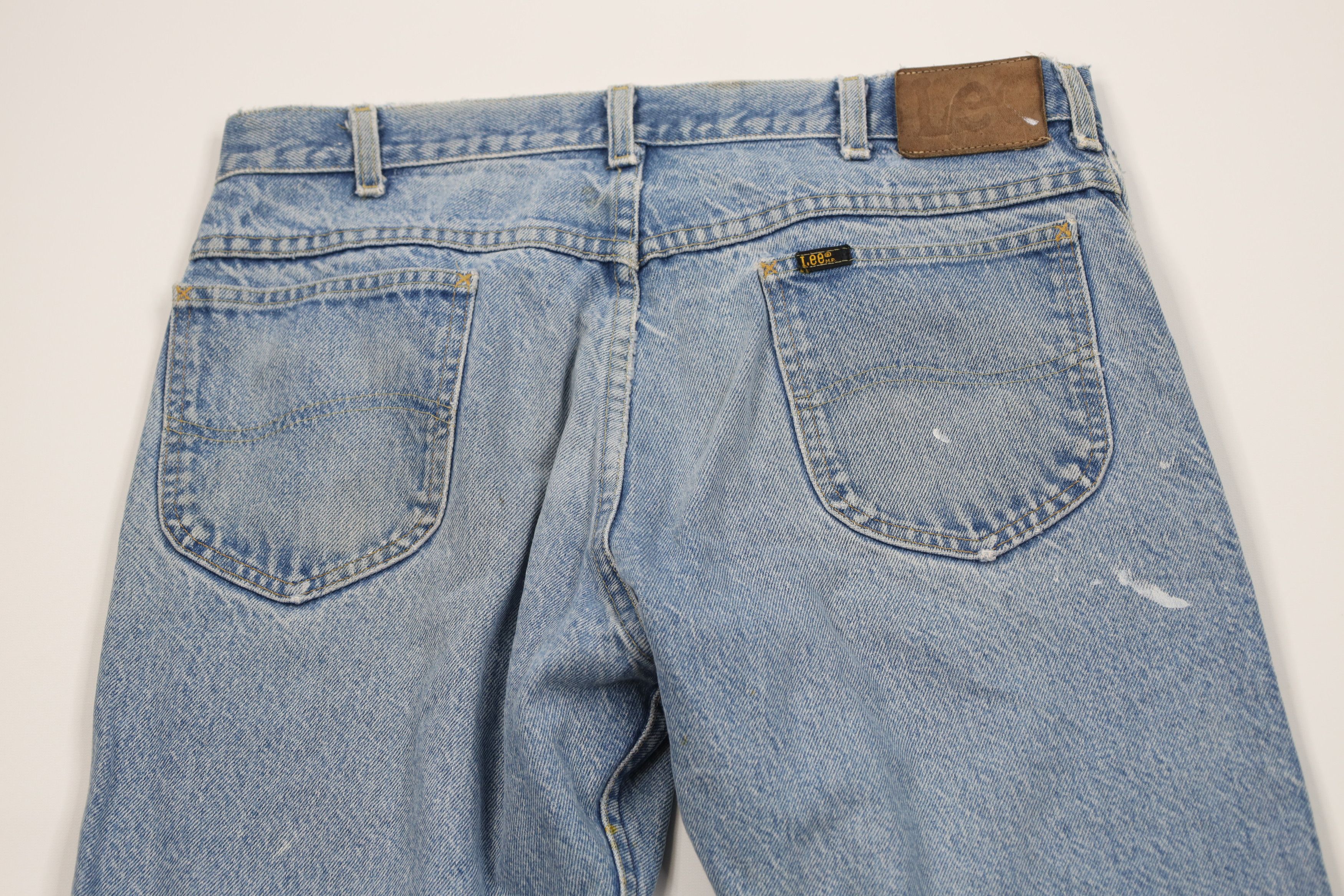 Lee Vintage 90s Lee Straight Leg Denim Jeans Blue Cotton USA Size US 36 / EU 52 - 12 Thumbnail