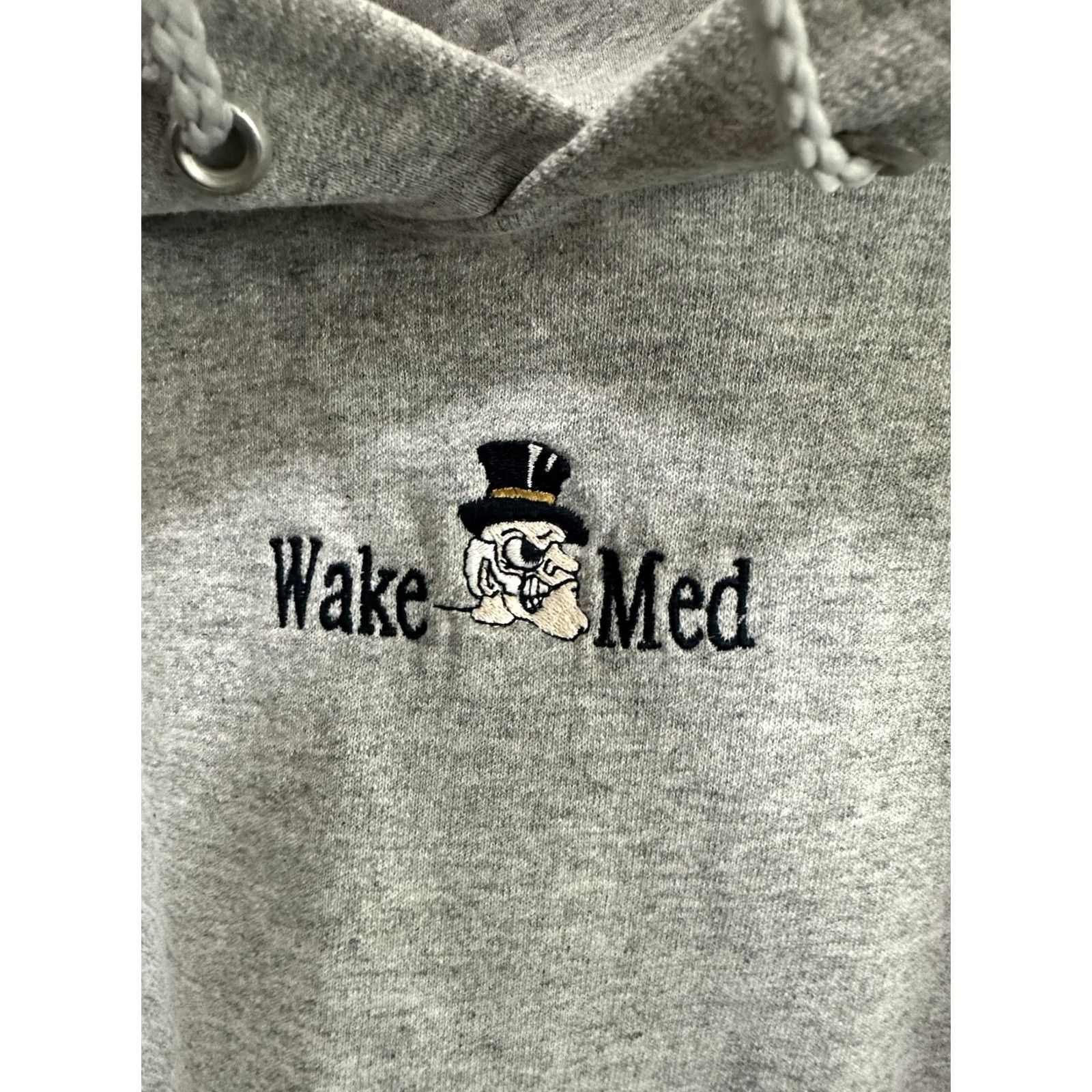 Hanes VTG Wake Forest Demon Deacons School Of Medicine Center Hit Hoodie Sweatshirt M Hanes Gray Pullover Med Ncaa acc rare Mens XS-XL? Size US M / EU 48-50 / 2 - 3 Thumbnail