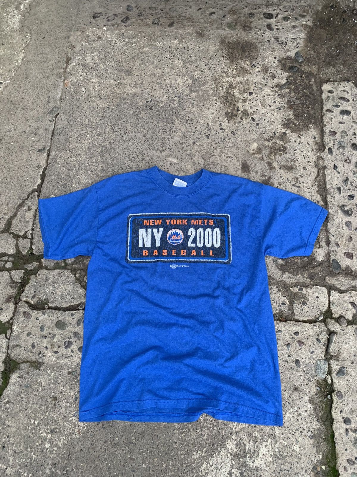 MLB × Vintage Vintage NY Mets T shirt Size US L / EU 52-54 / 3 - 1 Thumbnail