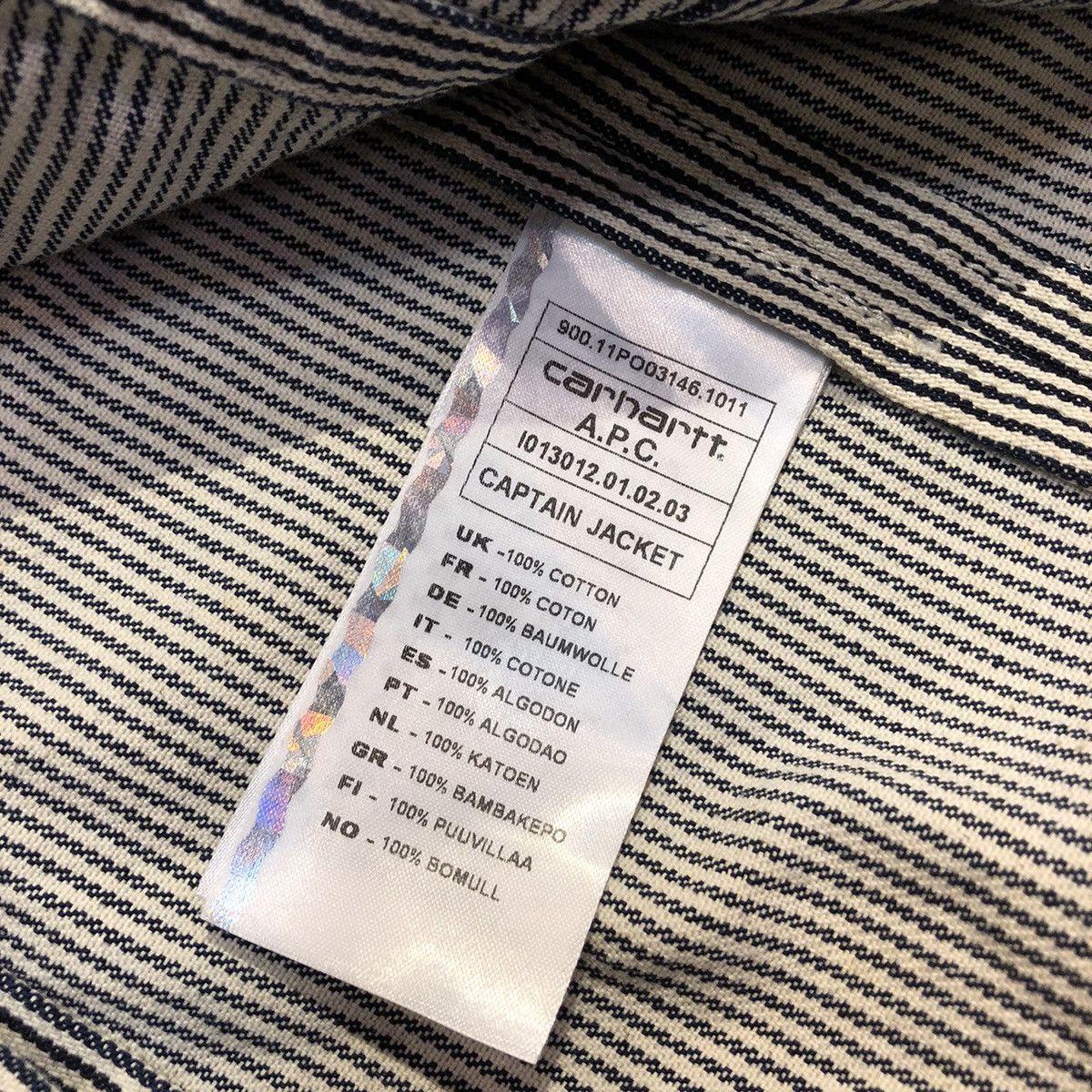 A.P.C. APC x CARHARTT CAPTAIN JACKET Size US XS / EU 42 / 0 - 7 Thumbnail