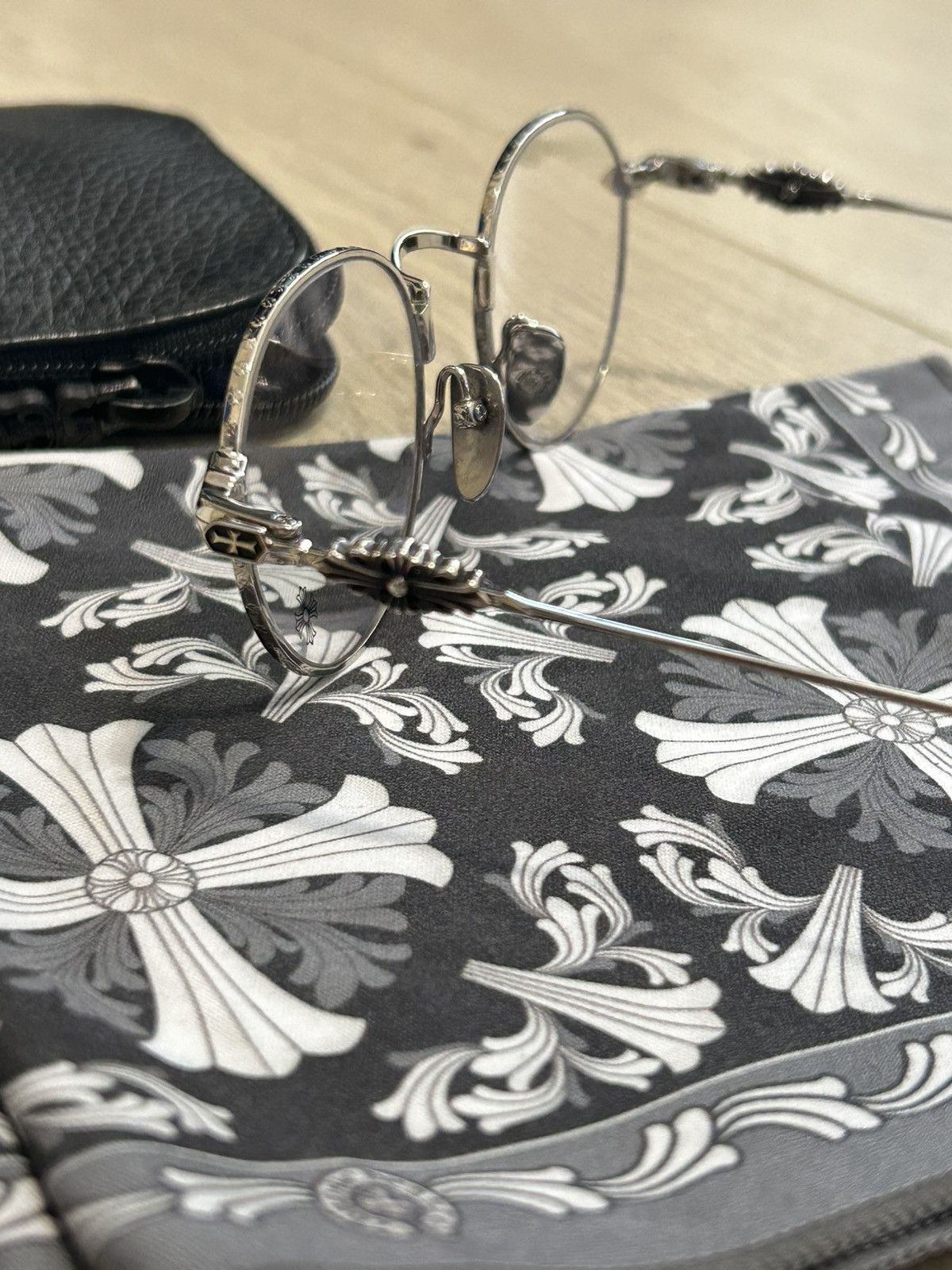 Chrome Hearts Chrome Hearts Vagidictorian III Silver Circle Glasses Size ONE SIZE - 3 Thumbnail