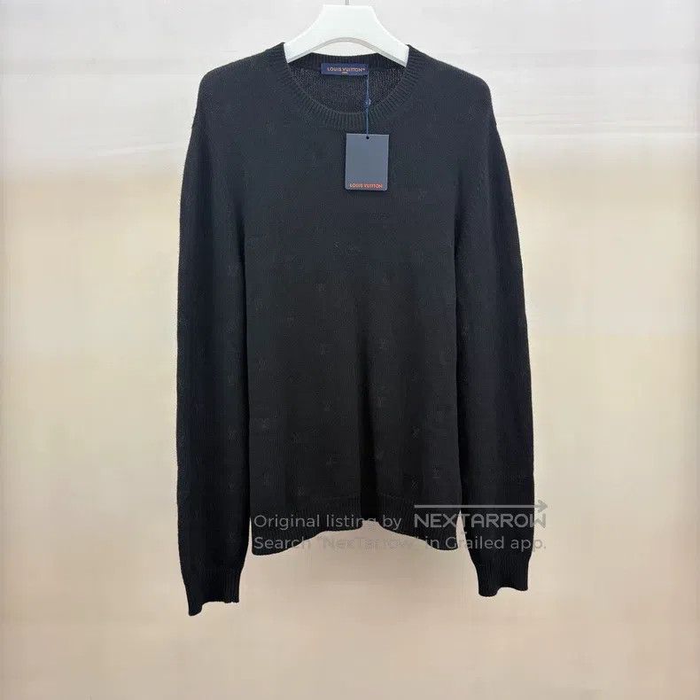 Louis Vuitton Louis Vuitton SS24 Embroidered logo printed sweater Size US XL / EU 56 / 4 - 1 Thumbnail