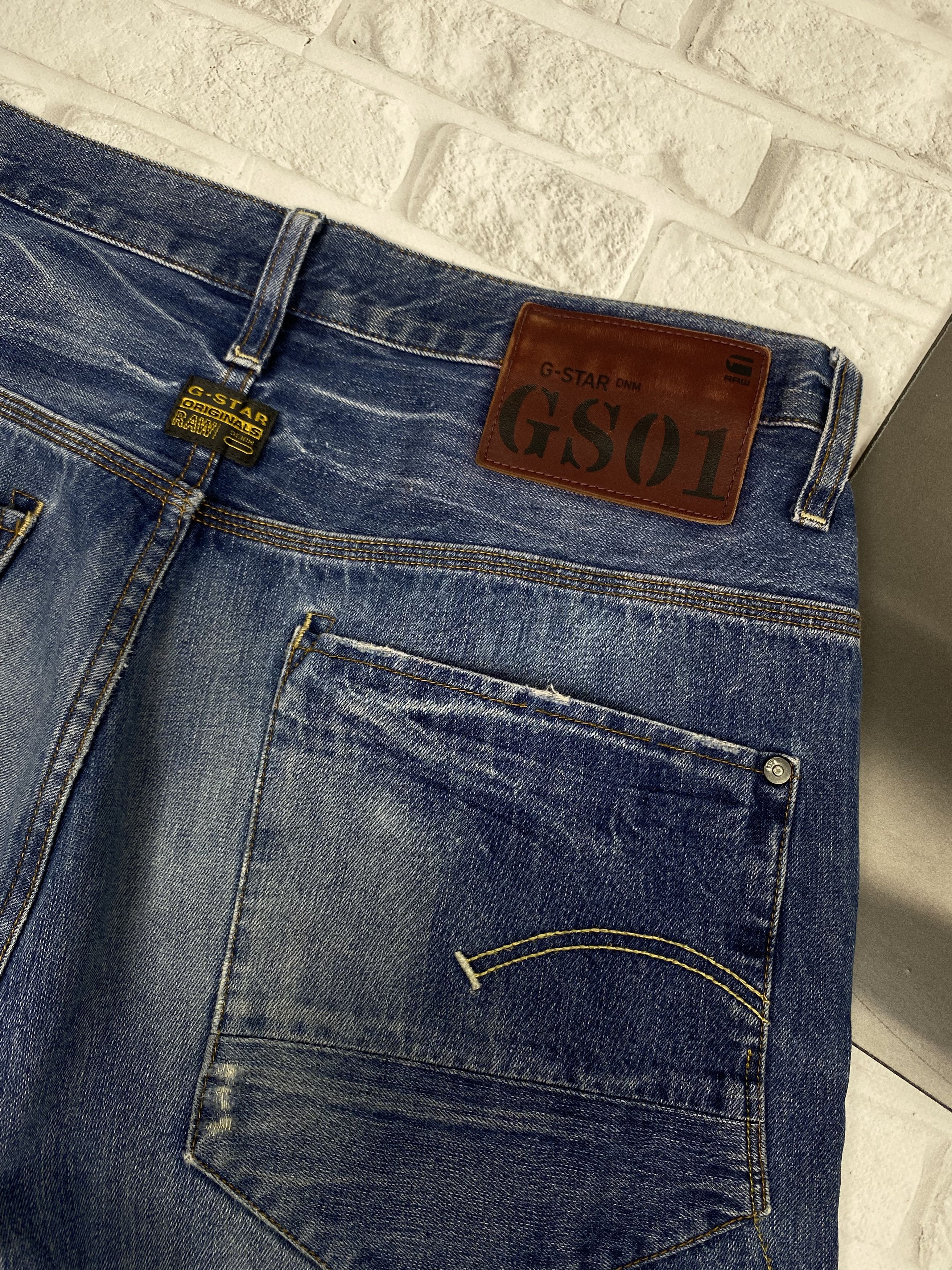G-Star Men's G-Star RAW 96 Y2K Tapered Jeans Blue Size 34x34 Size US 34 / EU 50 - 9 Thumbnail