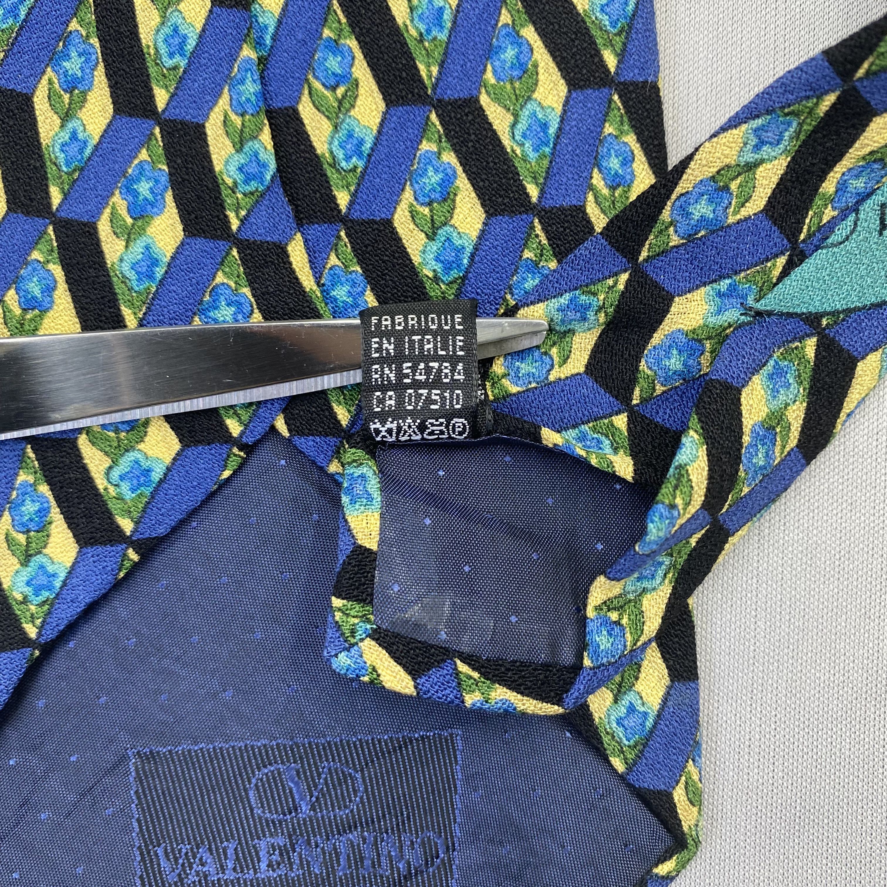 Valentino Vintage Valentino SILK Necktie Cravate Pure Silk Neck Tie Size ONE SIZE - 7 Thumbnail