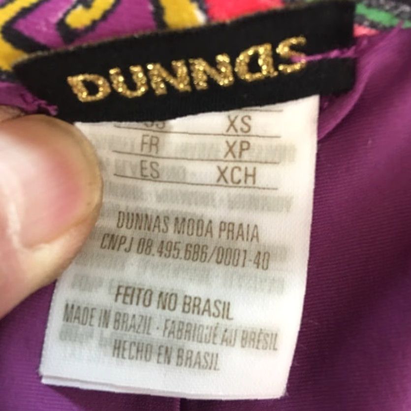 Magnanni VINTAGE Dunnas By Francesca Magnani Women's Bikini Swimsuit XS Purple Diamond Stretch Swimwear 90s Girls Size ONE SIZE - 3 Thumbnail