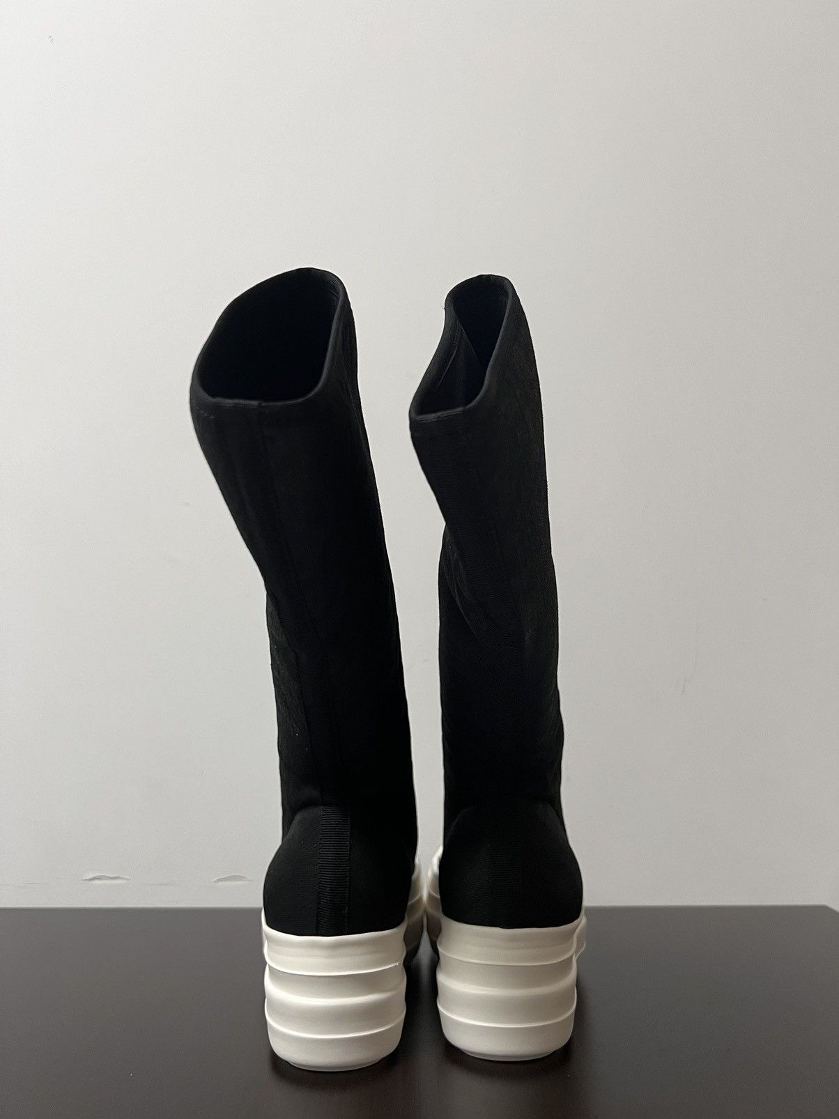 Rick Owens Drkshdw Rick owens waxed double bumper sock sneakers sz35 Size US 5 / IT 35 - 6 Thumbnail